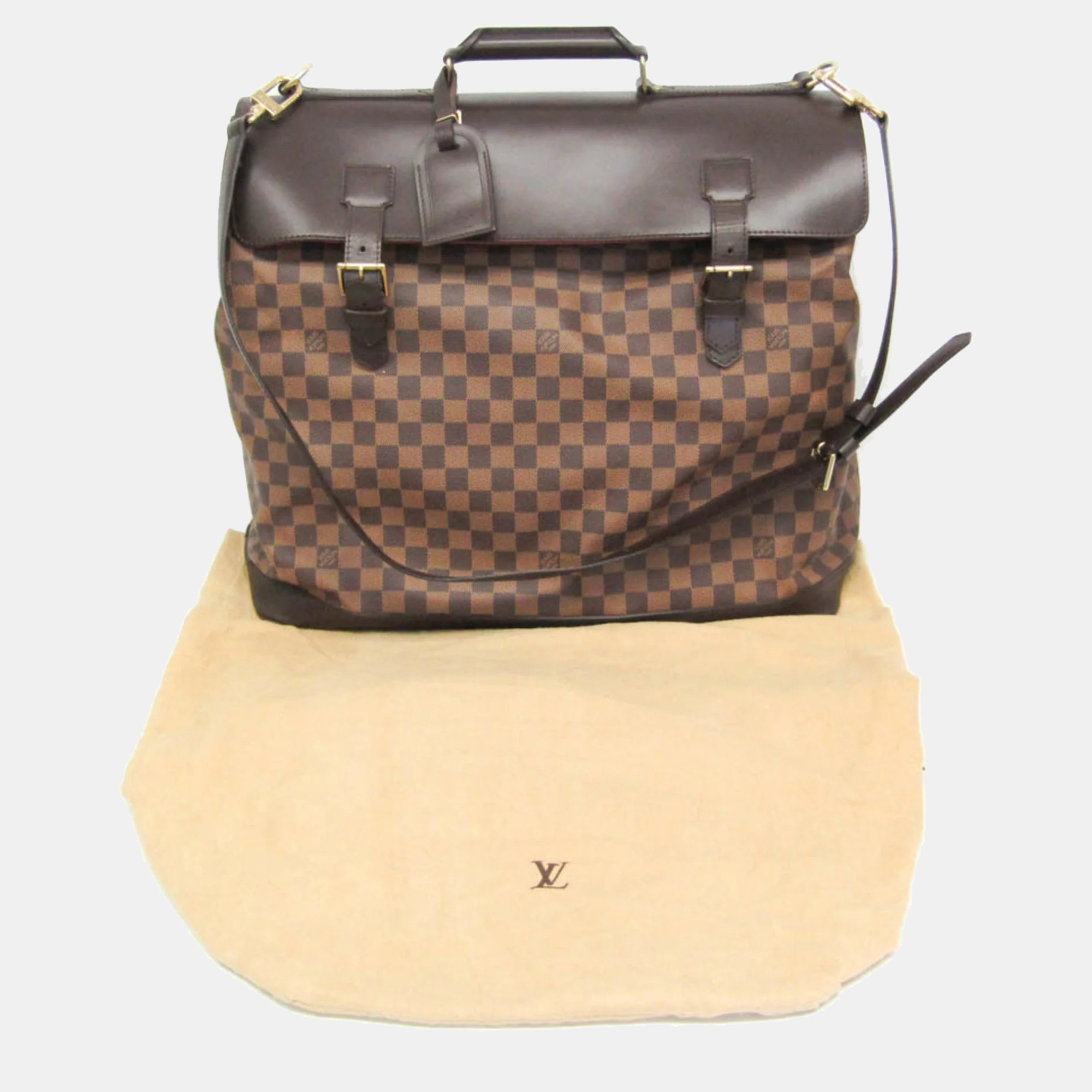 Louis Vuitton Damier Ebene Canvas West End GM Top Handle Bag 