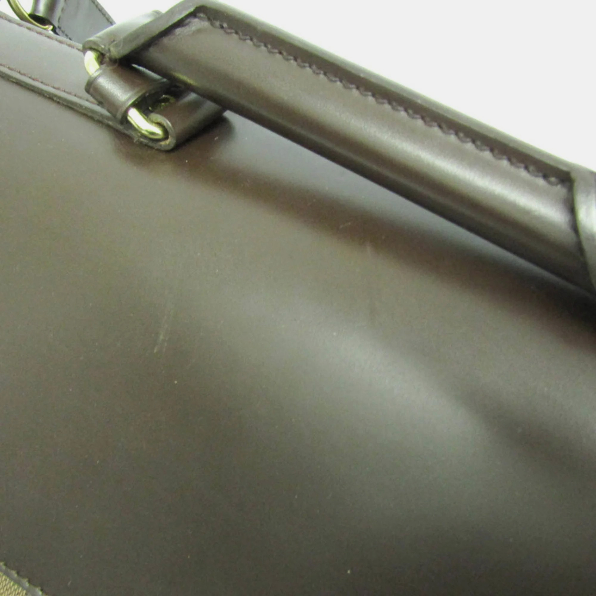 Louis Vuitton Damier Ebene Canvas West End GM Top Handle Bag 