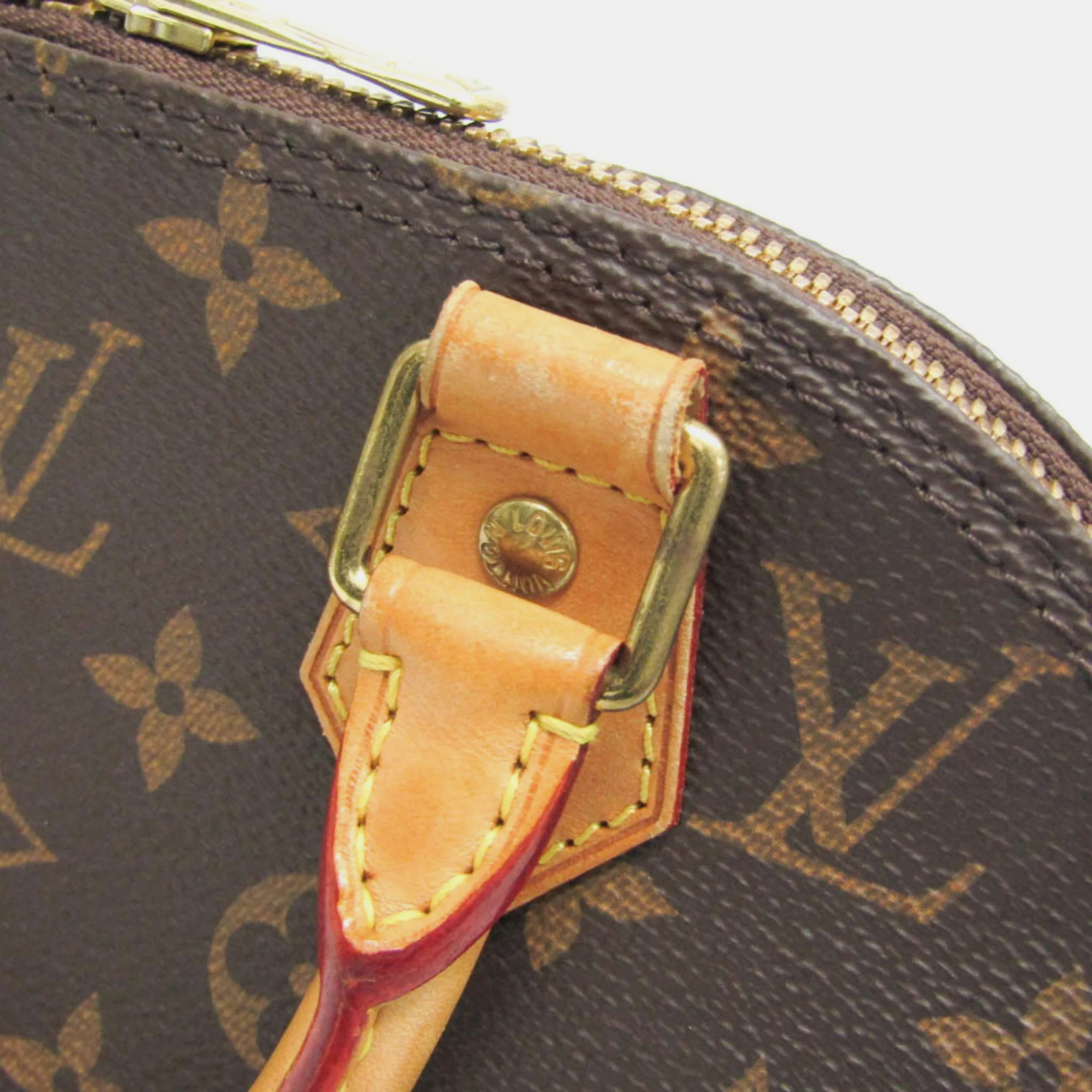 Louis Vuitton Brown Monogram Canvas Alma BB Top Handle Bag 