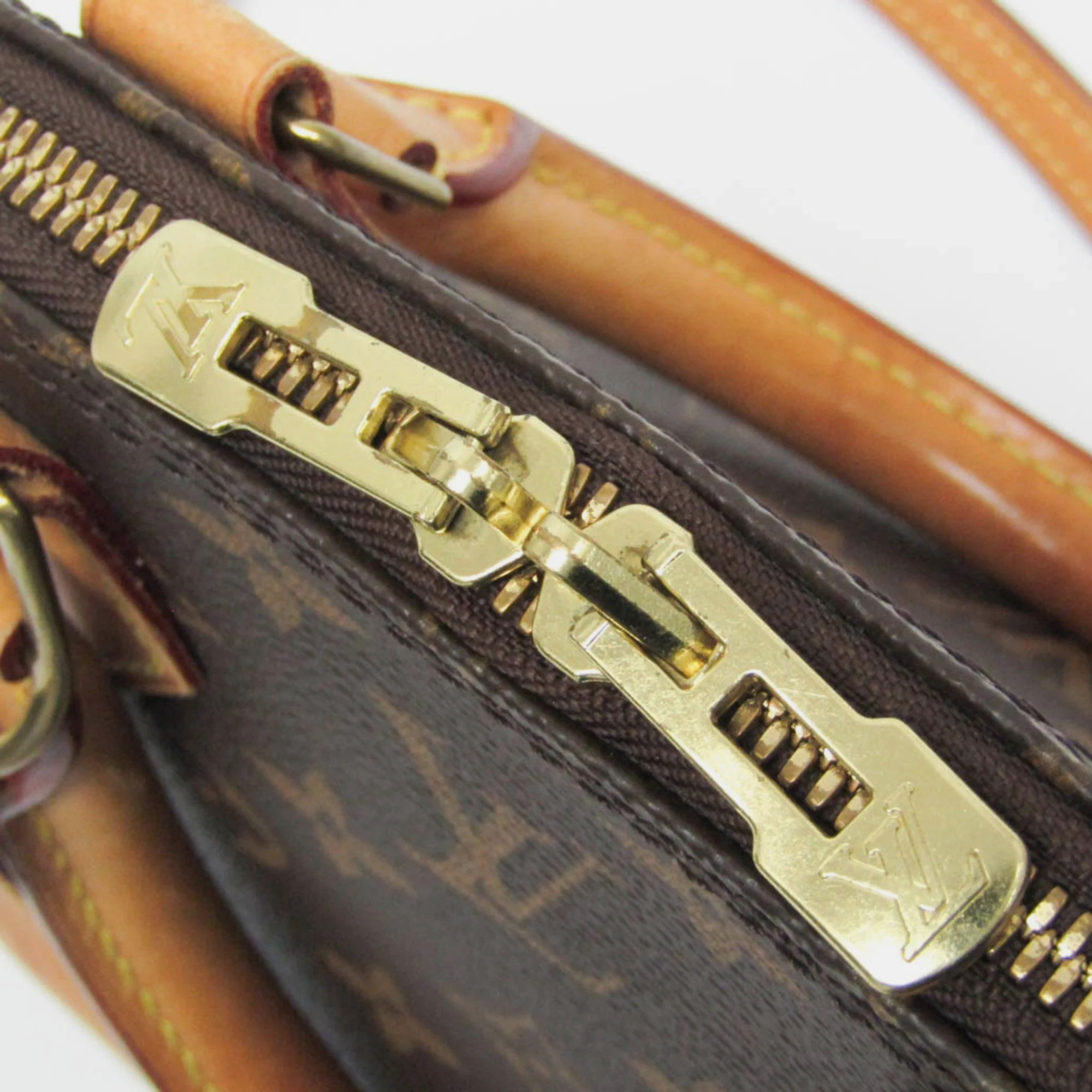 Louis Vuitton Brown Monogram Canvas Alma BB Top Handle Bag 