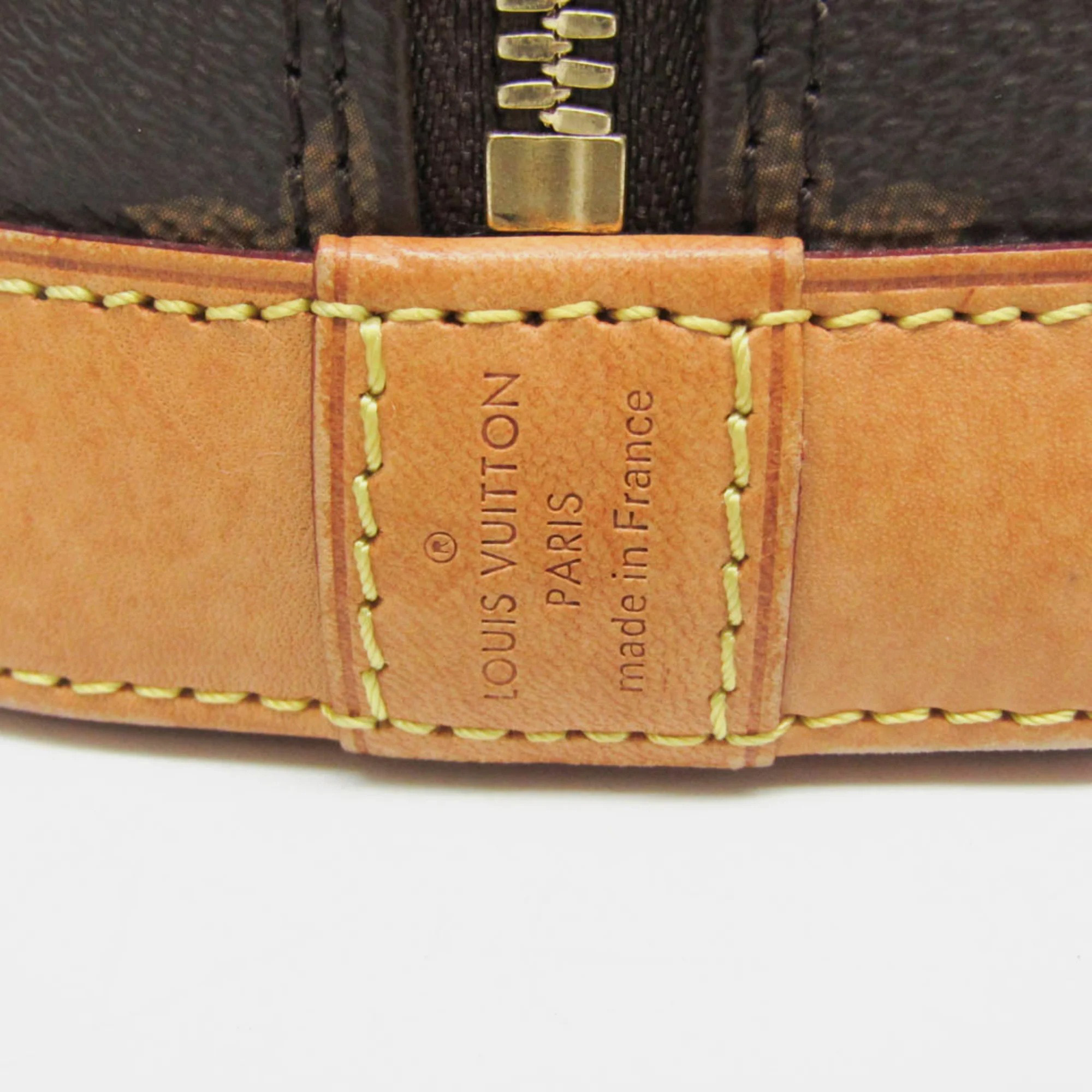 Louis Vuitton Brown Monogram Canvas Alma BB Top Handle Bag 