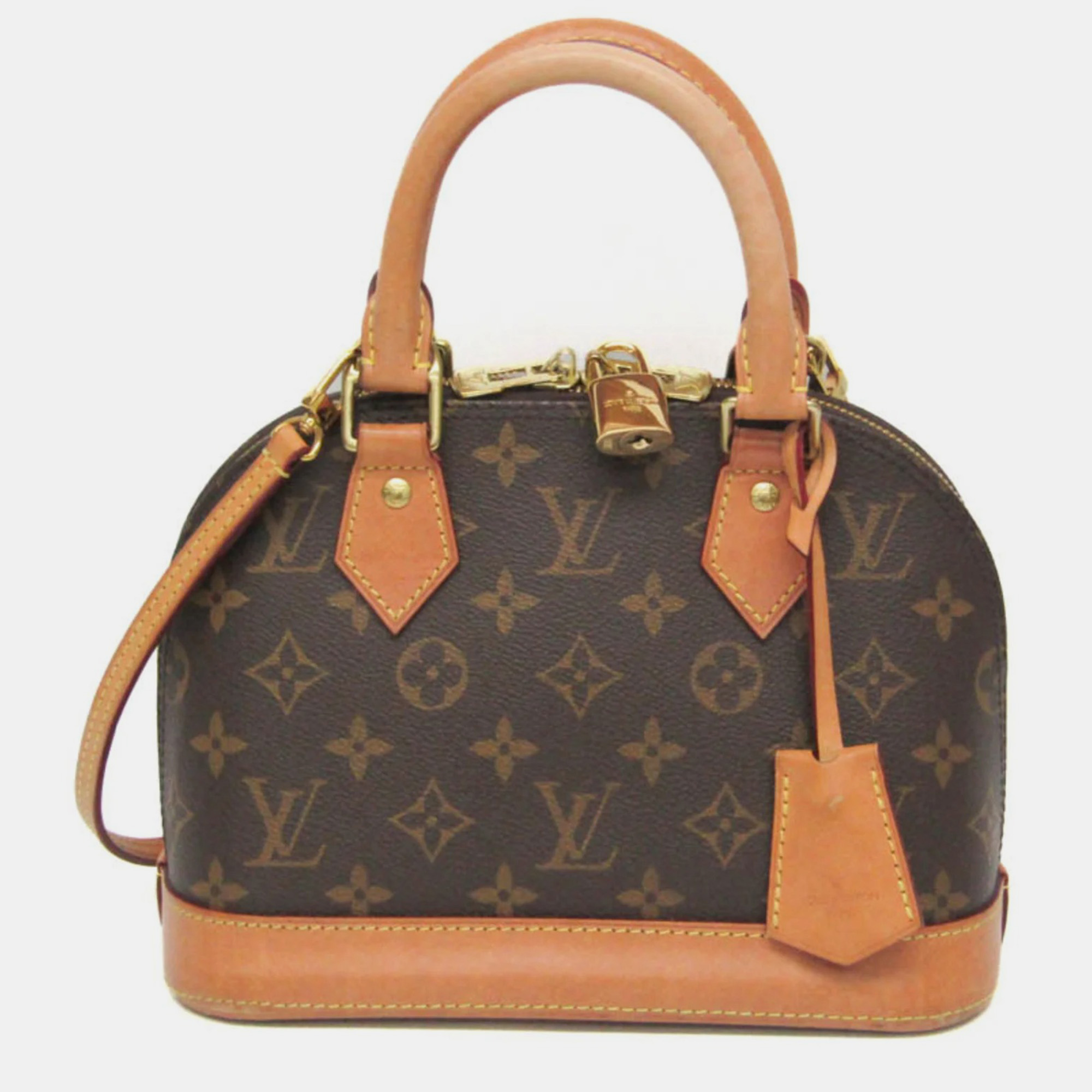 

Louis Vuitton Brown Monogram Canvas Alma BB Top Handle Bag