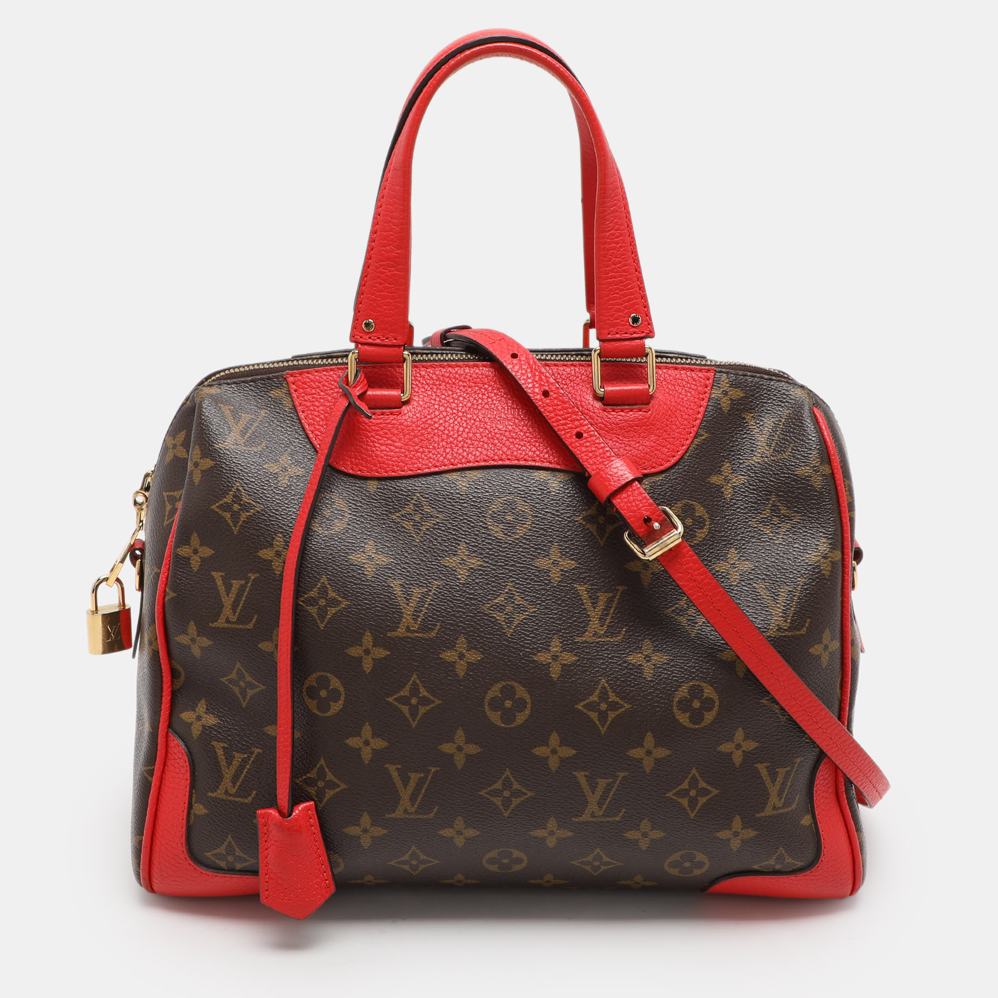 

Louis Vuitton Coquelicot Monogram Canvas Retiro NM Bag, Brown