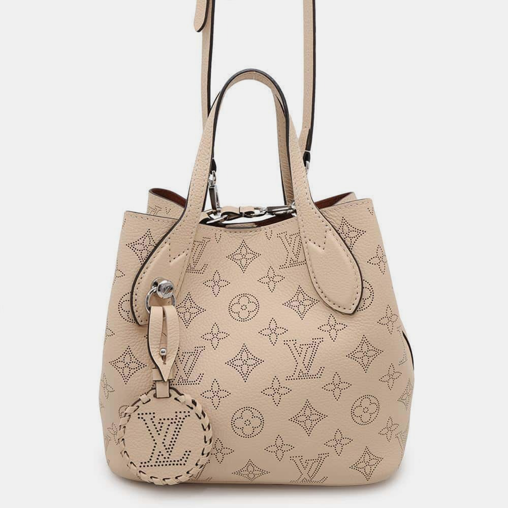 

Louis Vuitton Monogram Mahina Blossom PM Bag, Beige