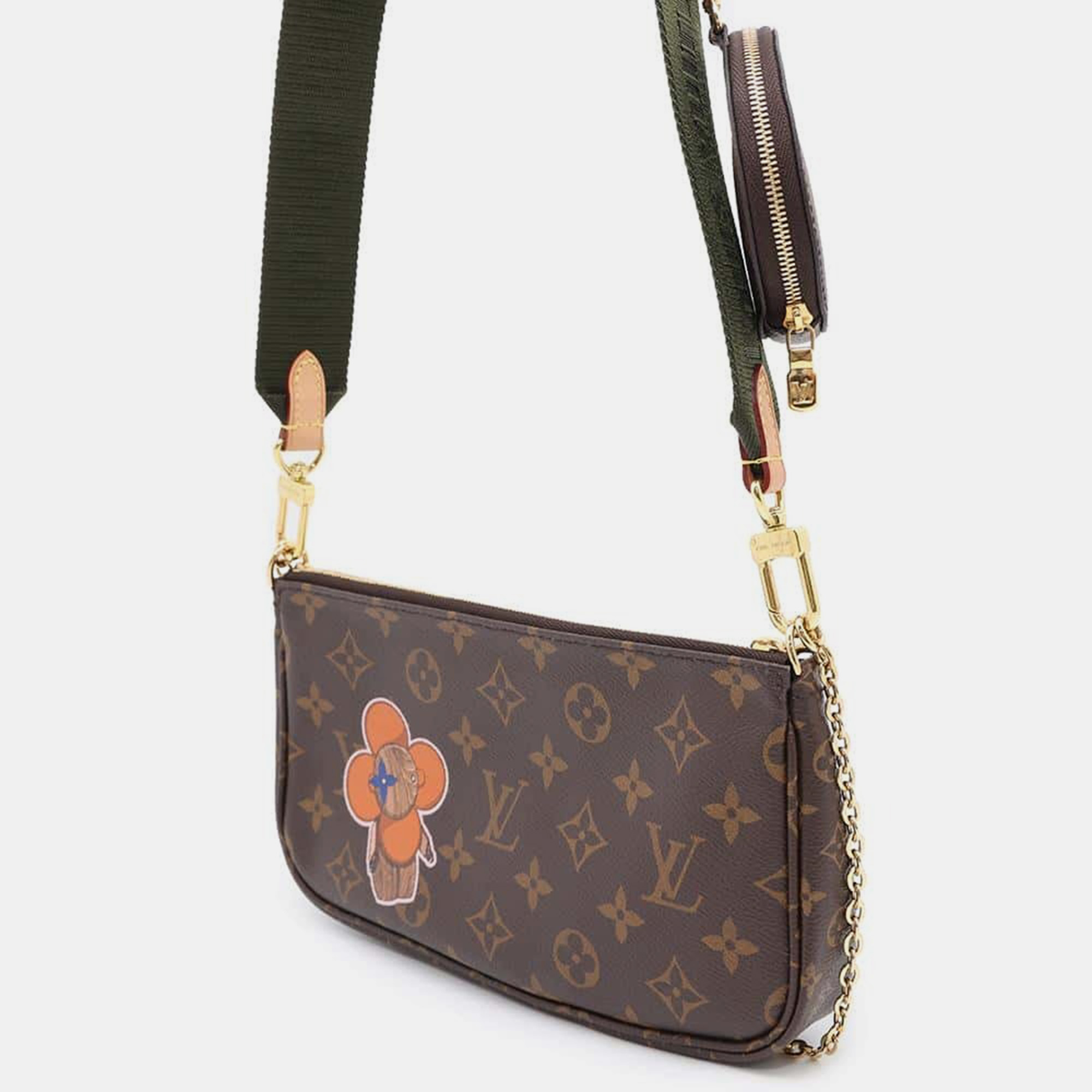 Louis Vuitton Brown Monogram Multi Pochette Accessoires Bag 