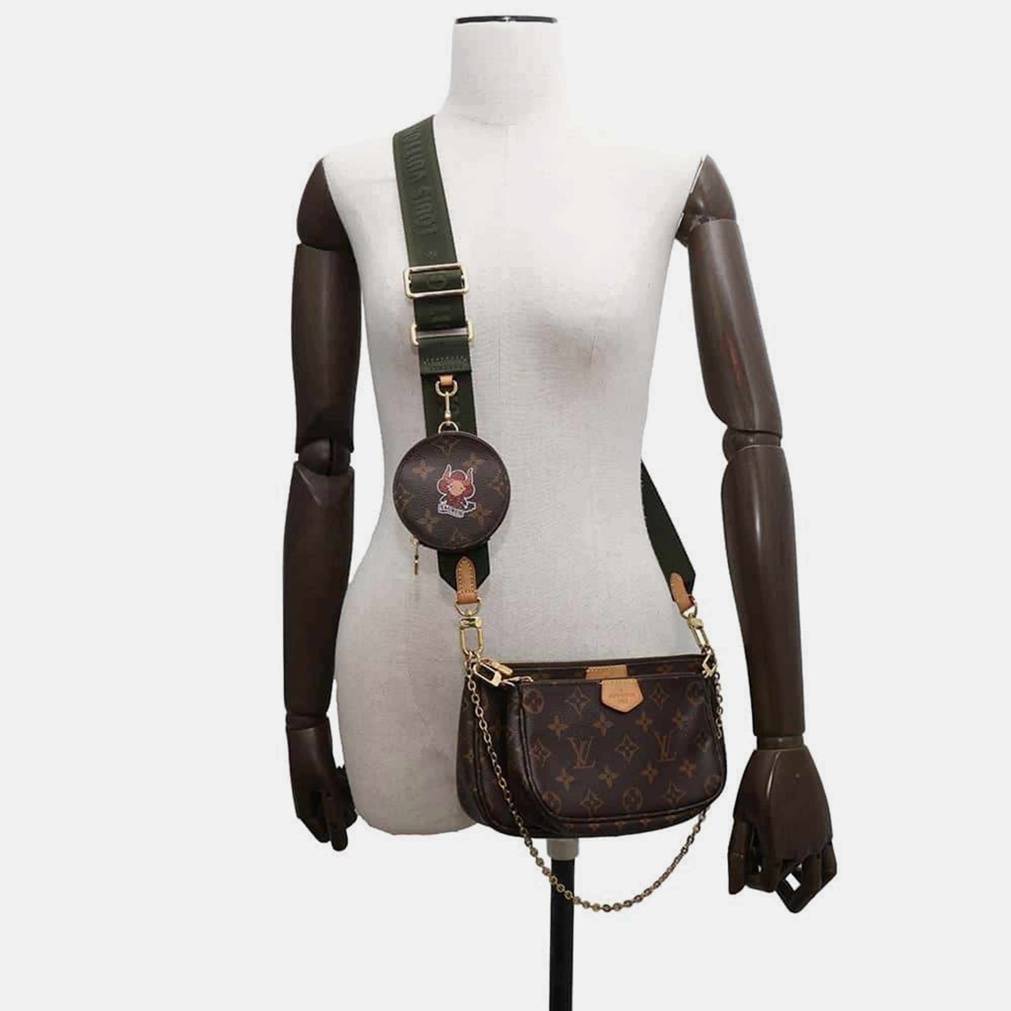 Louis Vuitton Brown Monogram Multi Pochette Accessoires Bag 