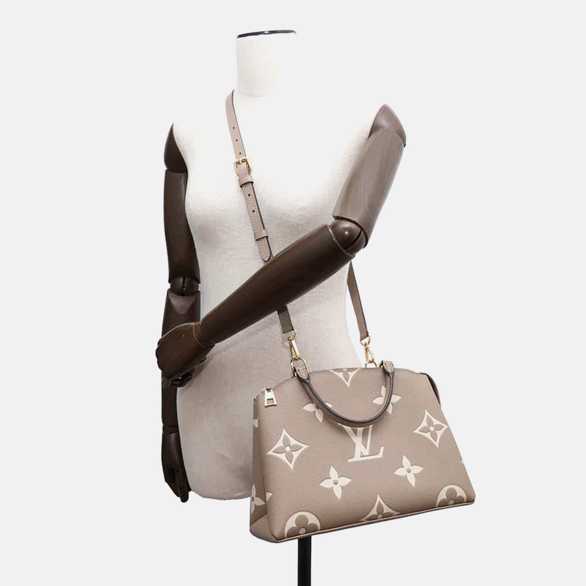 Louis Vuitton Bicolor Monogram Empreinte Leather Petit Palais PM Bag 