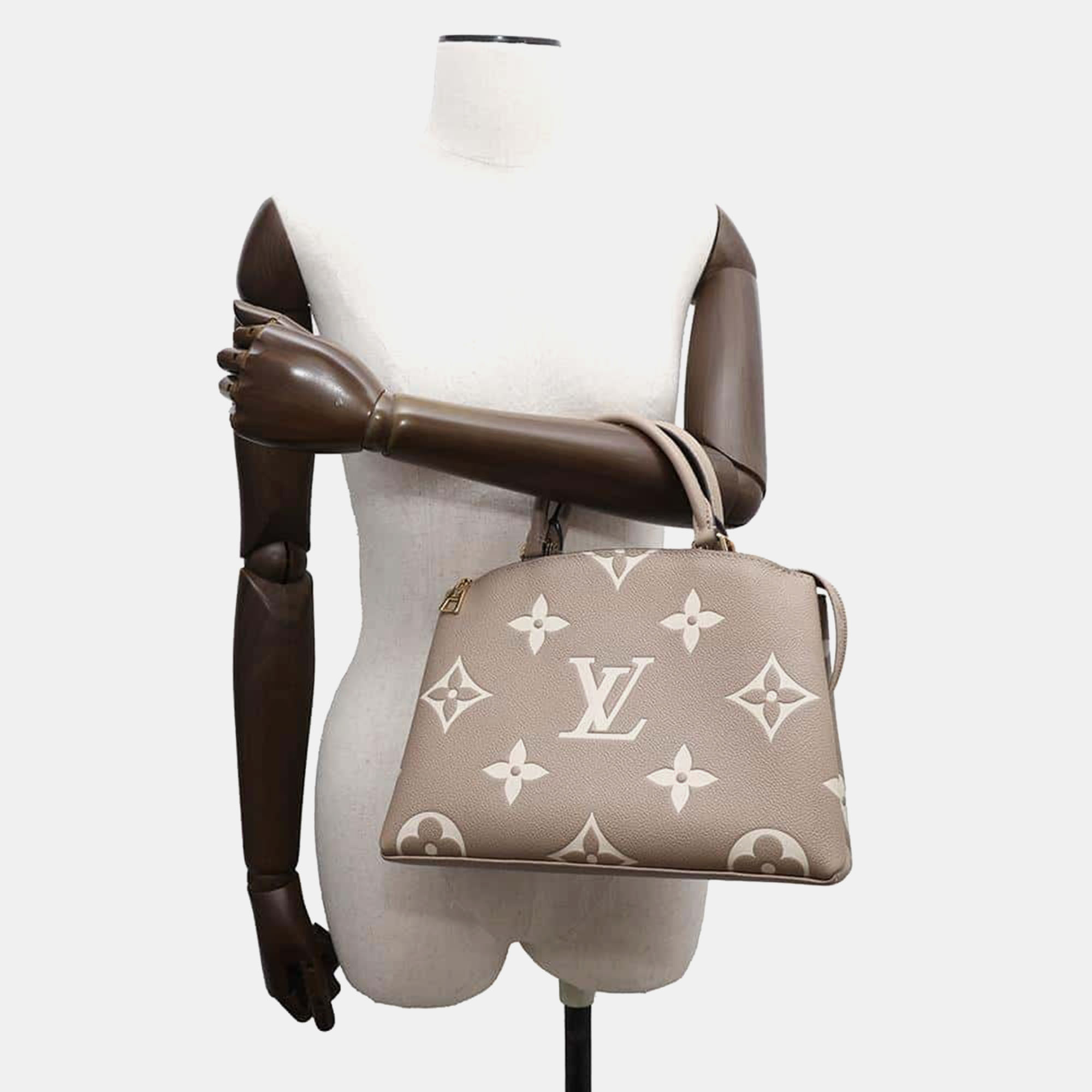 Louis Vuitton Bicolor Monogram Empreinte Leather Petit Palais PM Bag 
