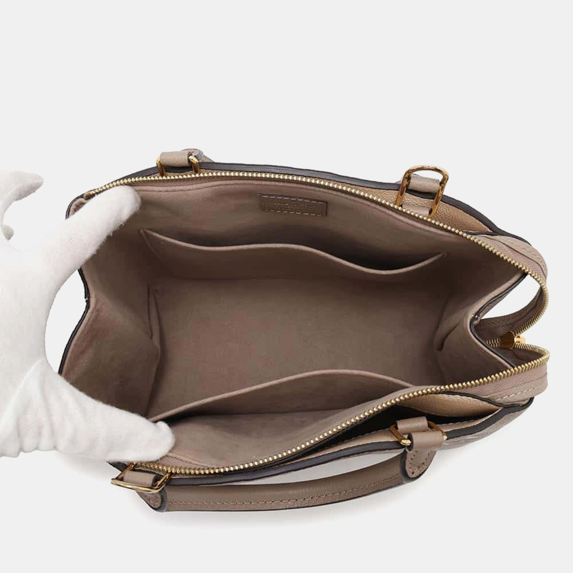 Louis Vuitton Bicolor Monogram Empreinte Leather Petit Palais PM Bag 