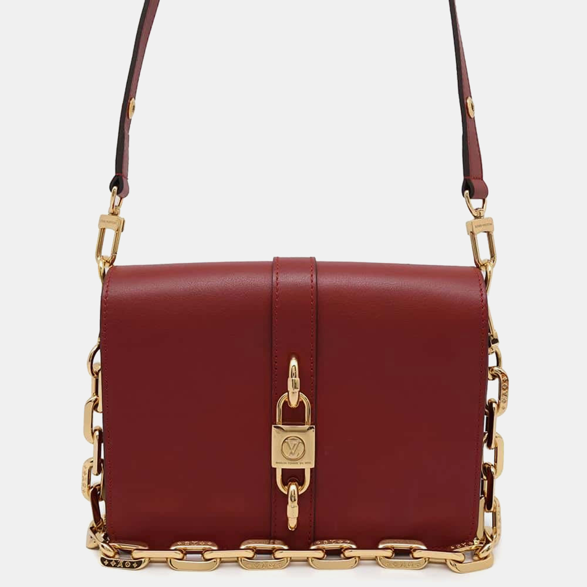 

Louis Vuitton Red Calf Leather Rendezvous Bag