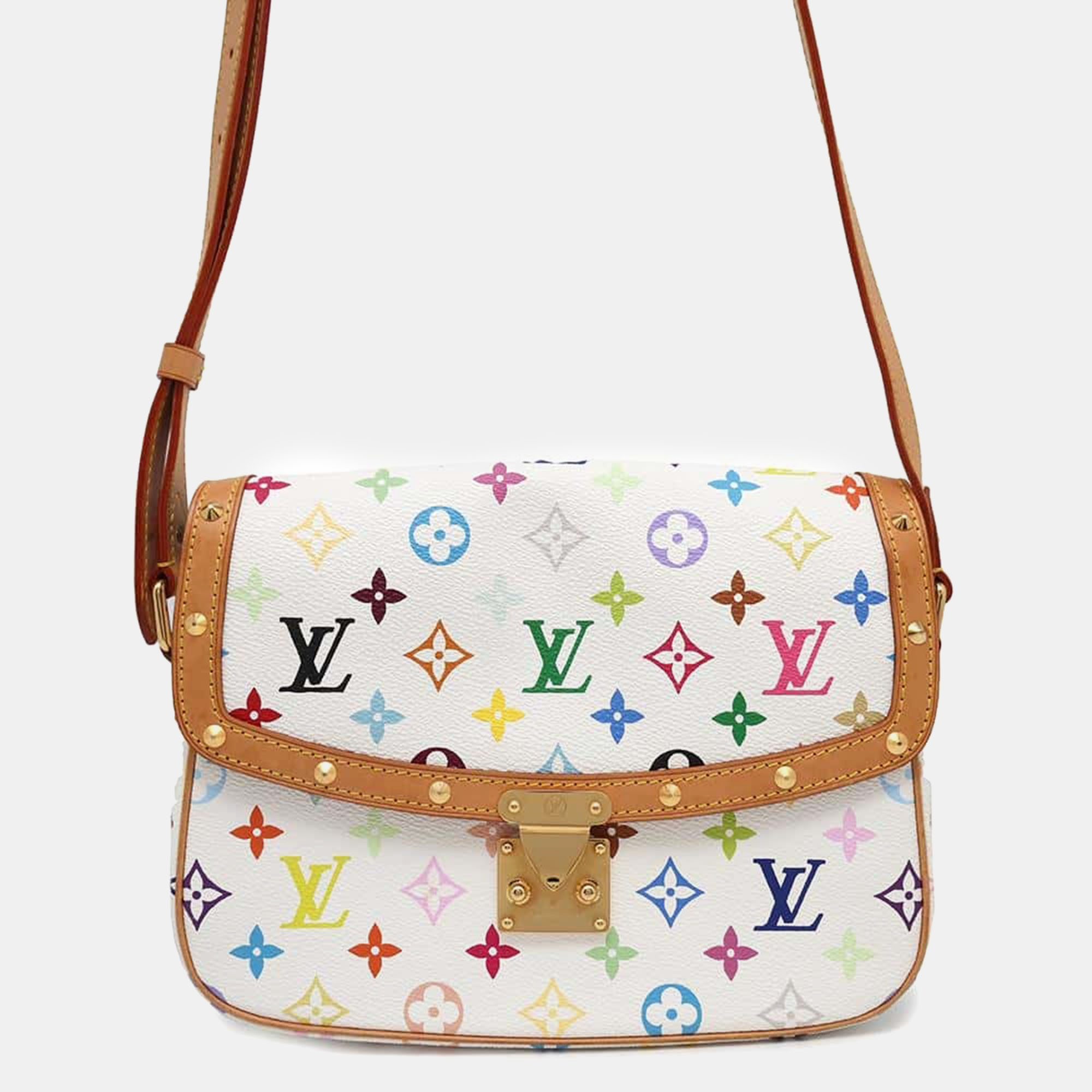 

Louis Vuitton Monogram Multicolor Sologne Blanc Bag