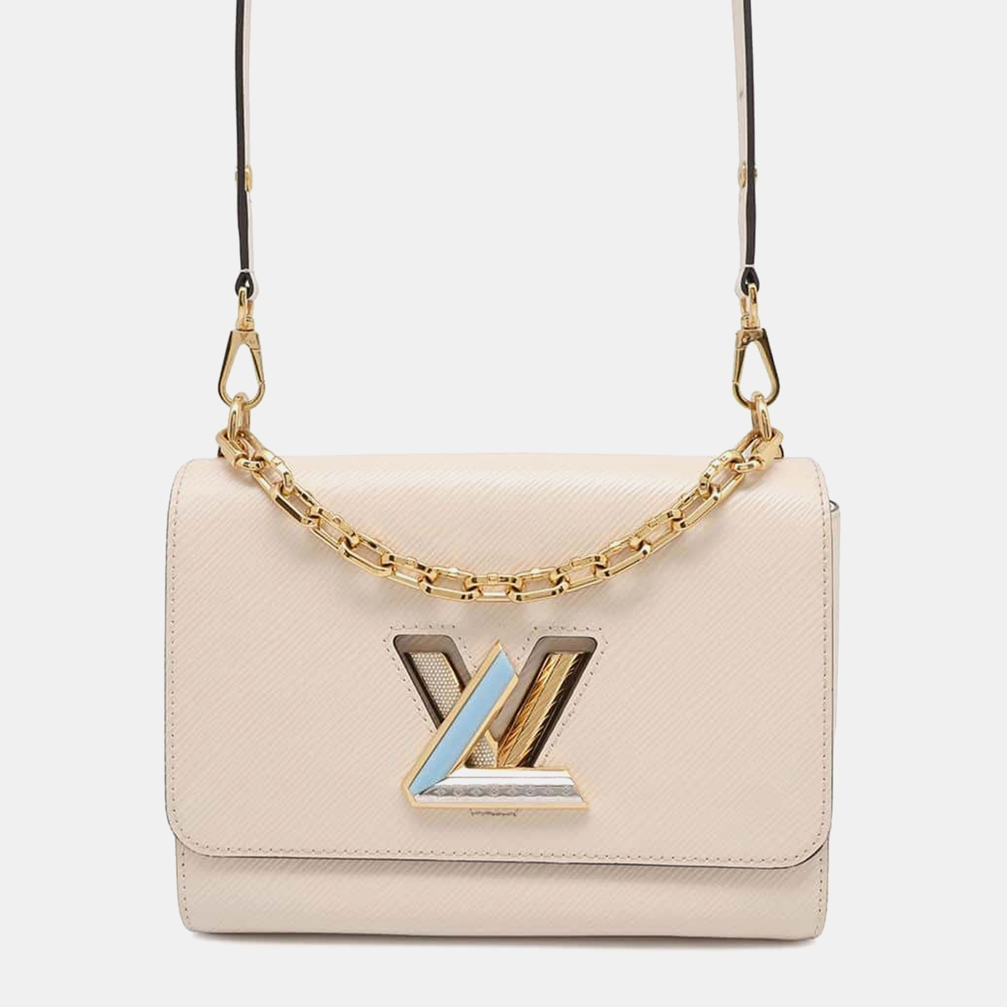 

Louis Vuitton Ivory Epi Leather Twist MM Bag, Beige