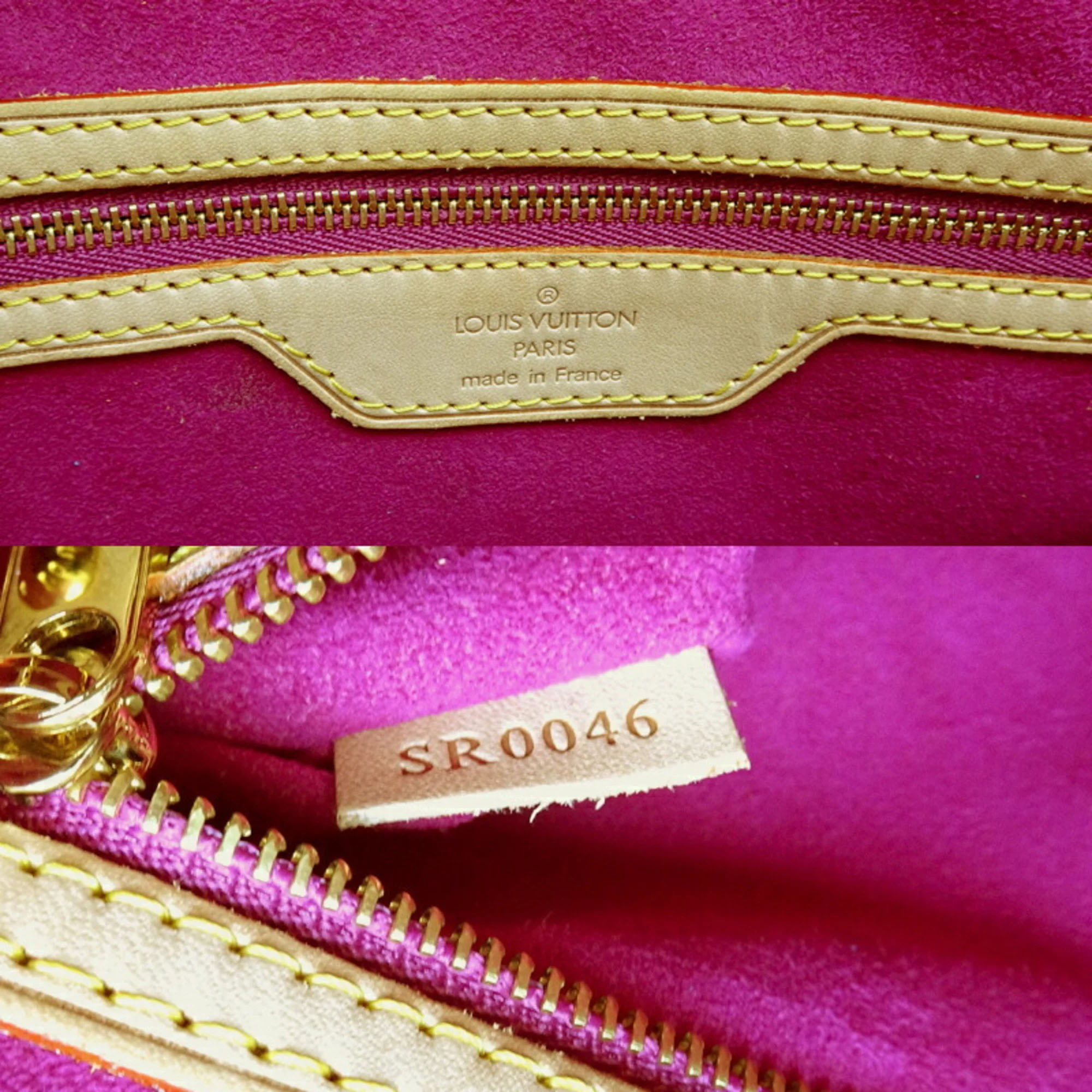 Louis Vuitton White Monogram Canvas Bucket Tote Bag 