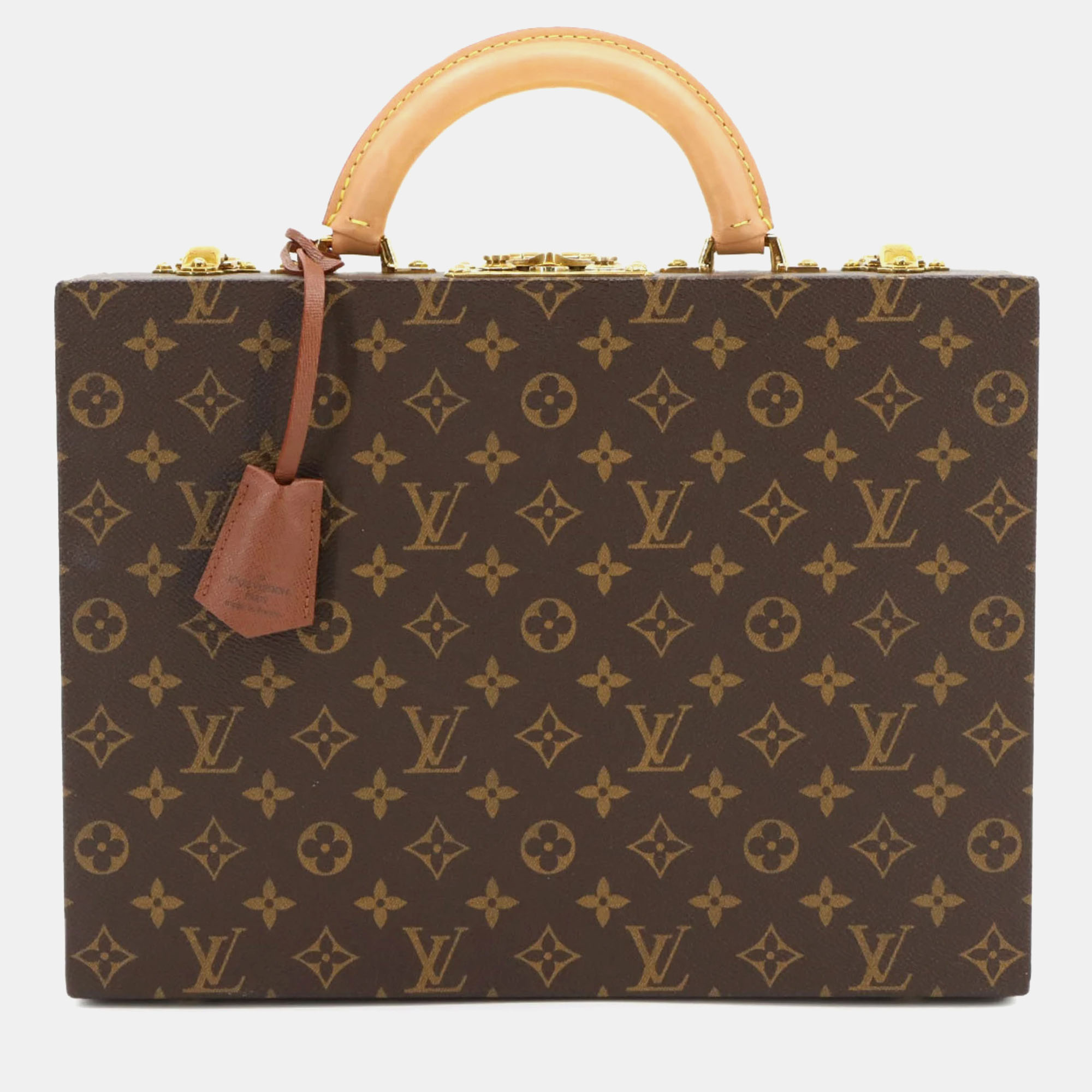 

Louis Vuitton Brown Monogram Canvas Boite Bijoux Trunk Case