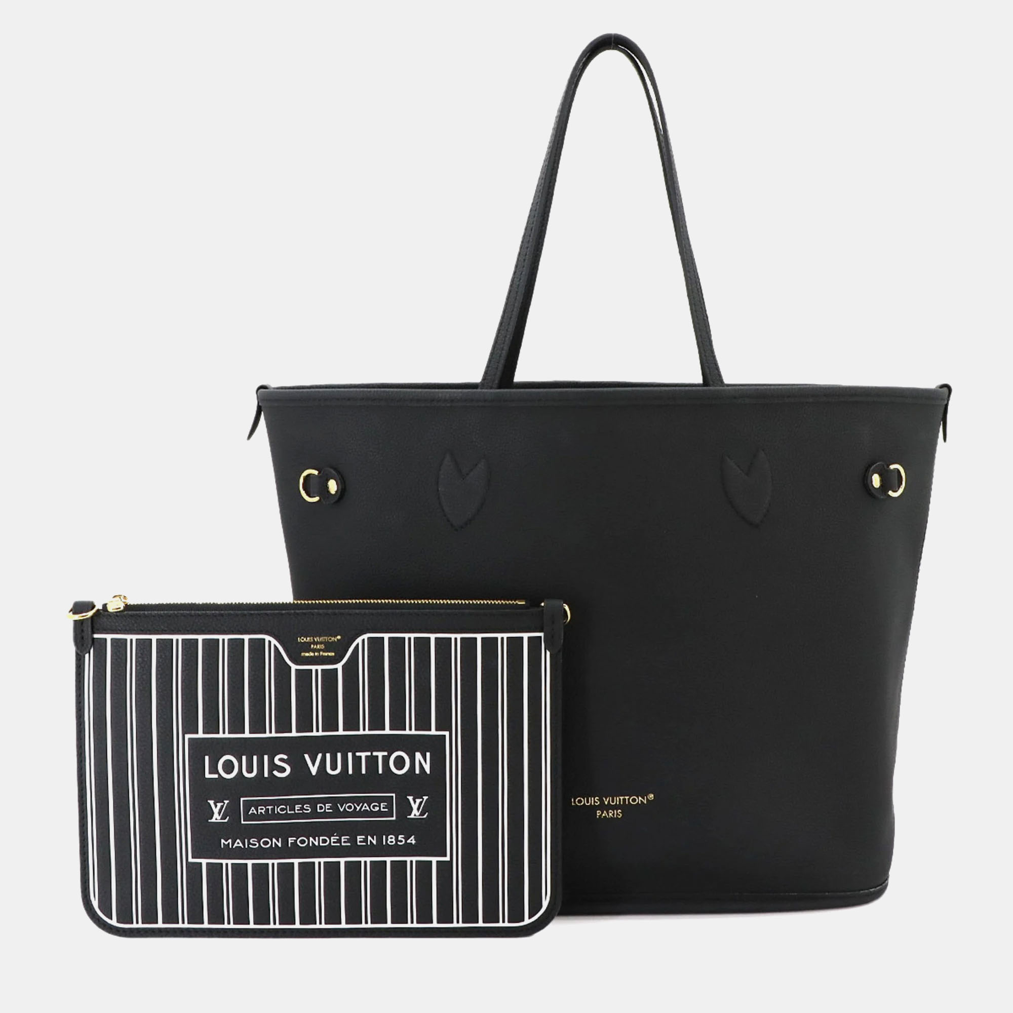 

Louis Vuitton Black Monogram Canvas Neverfull Inside Out MM Tote Bag