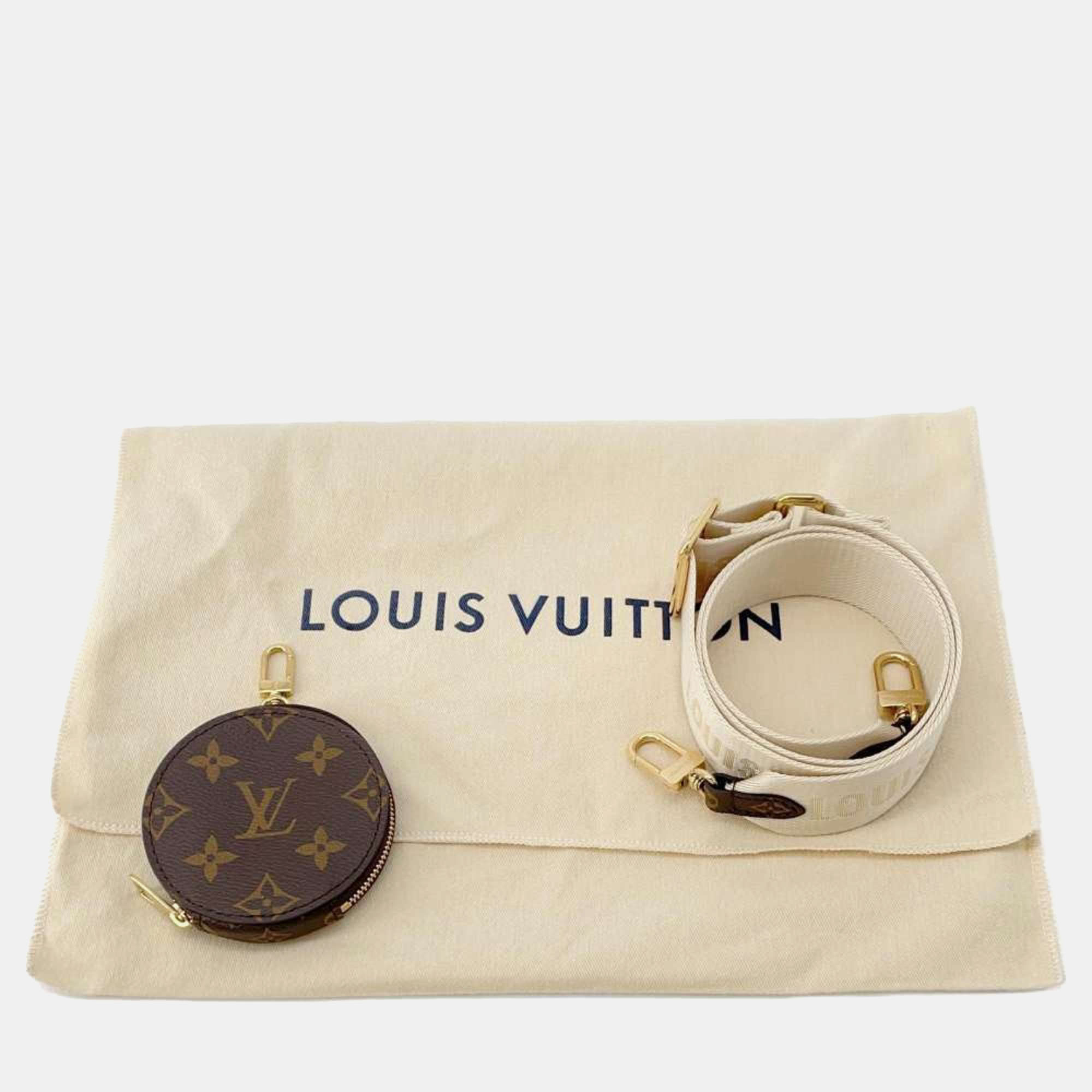 Louis Vuitton Brown Monogram Canvas Reverse Giant On-The-Go East West Shoulder Bag 