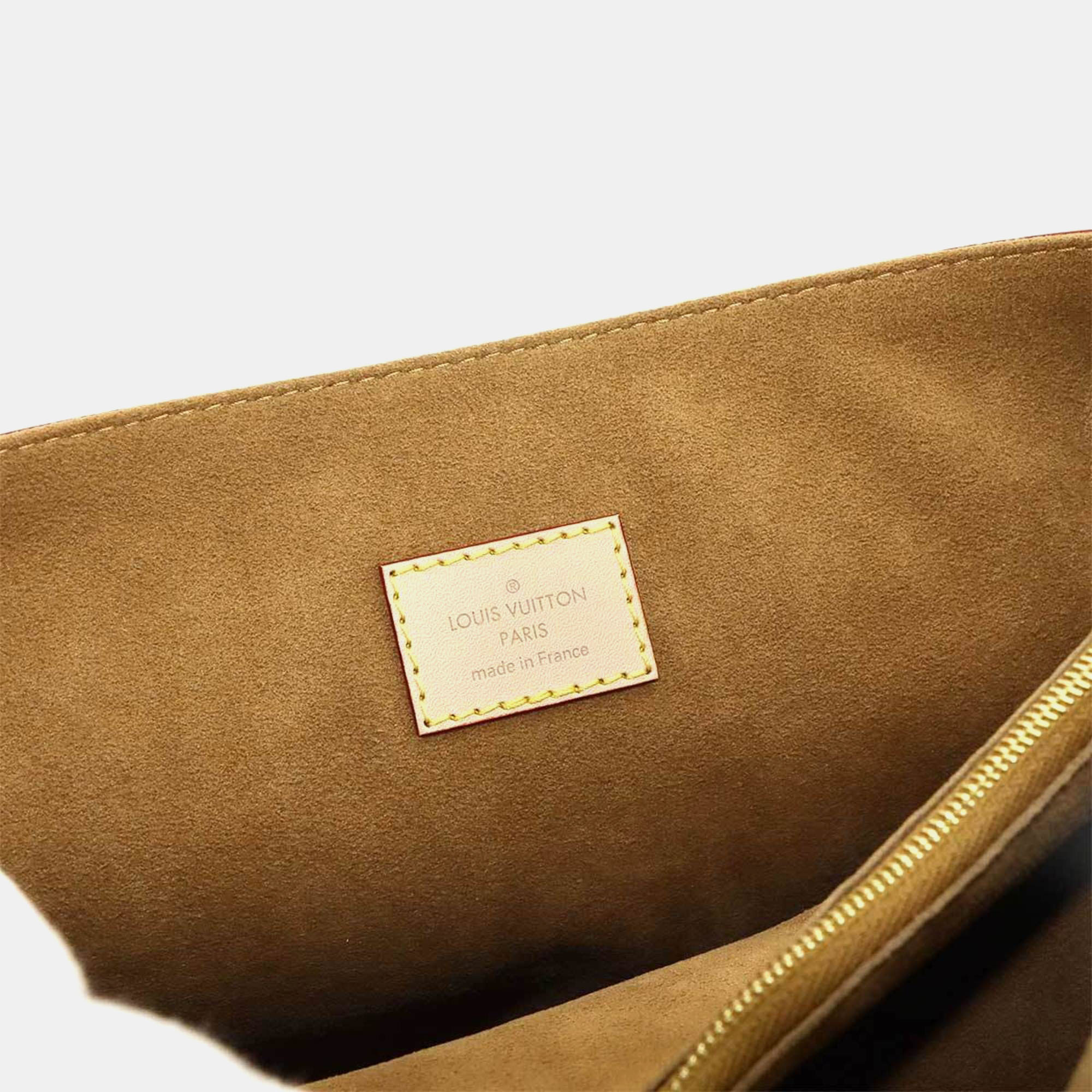 Louis Vuitton Brown Monogram Canvas Dauphine GM Shoulder Bag 