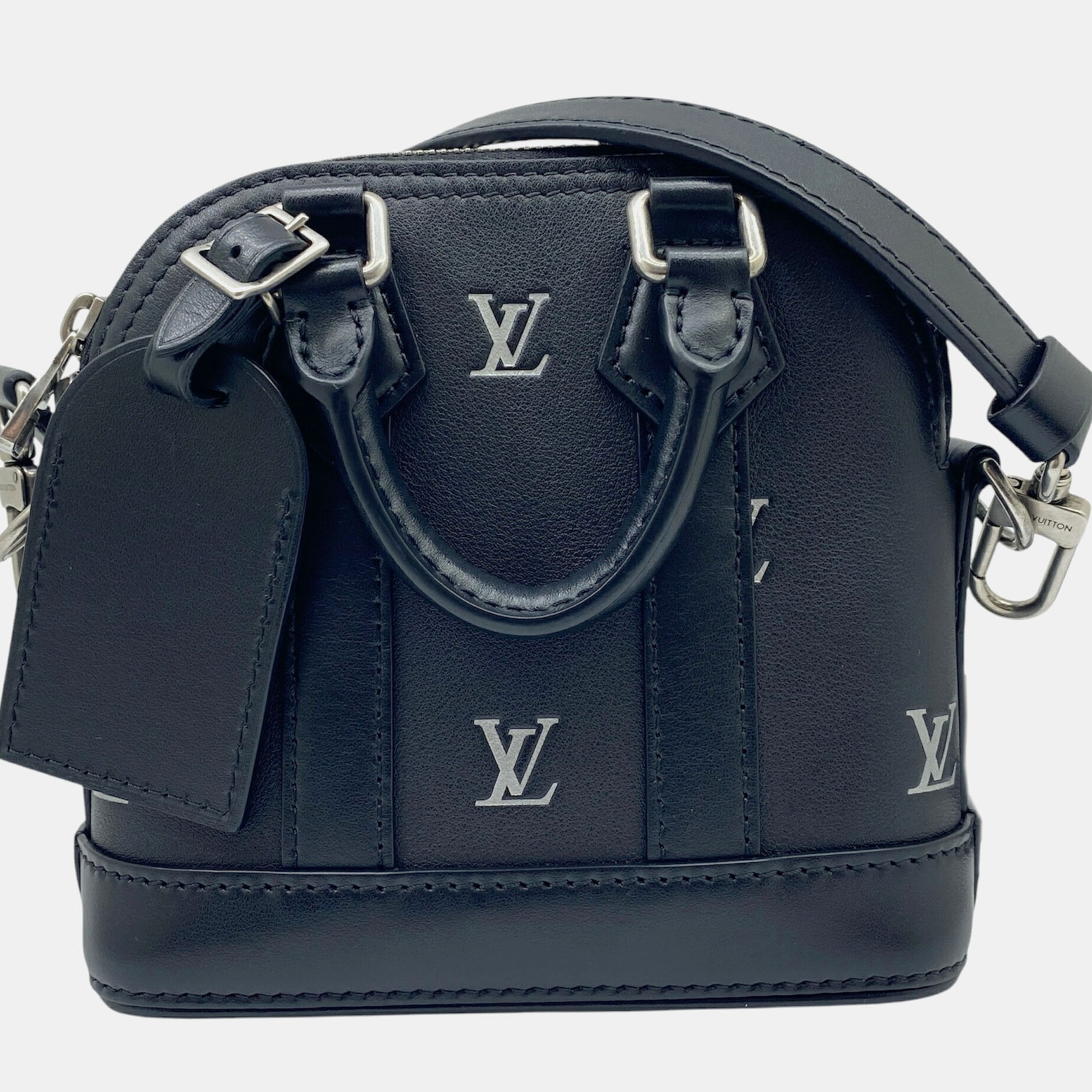 

Louis Vuitton Black Leather Nano Alma Pharrell Williams Handbag