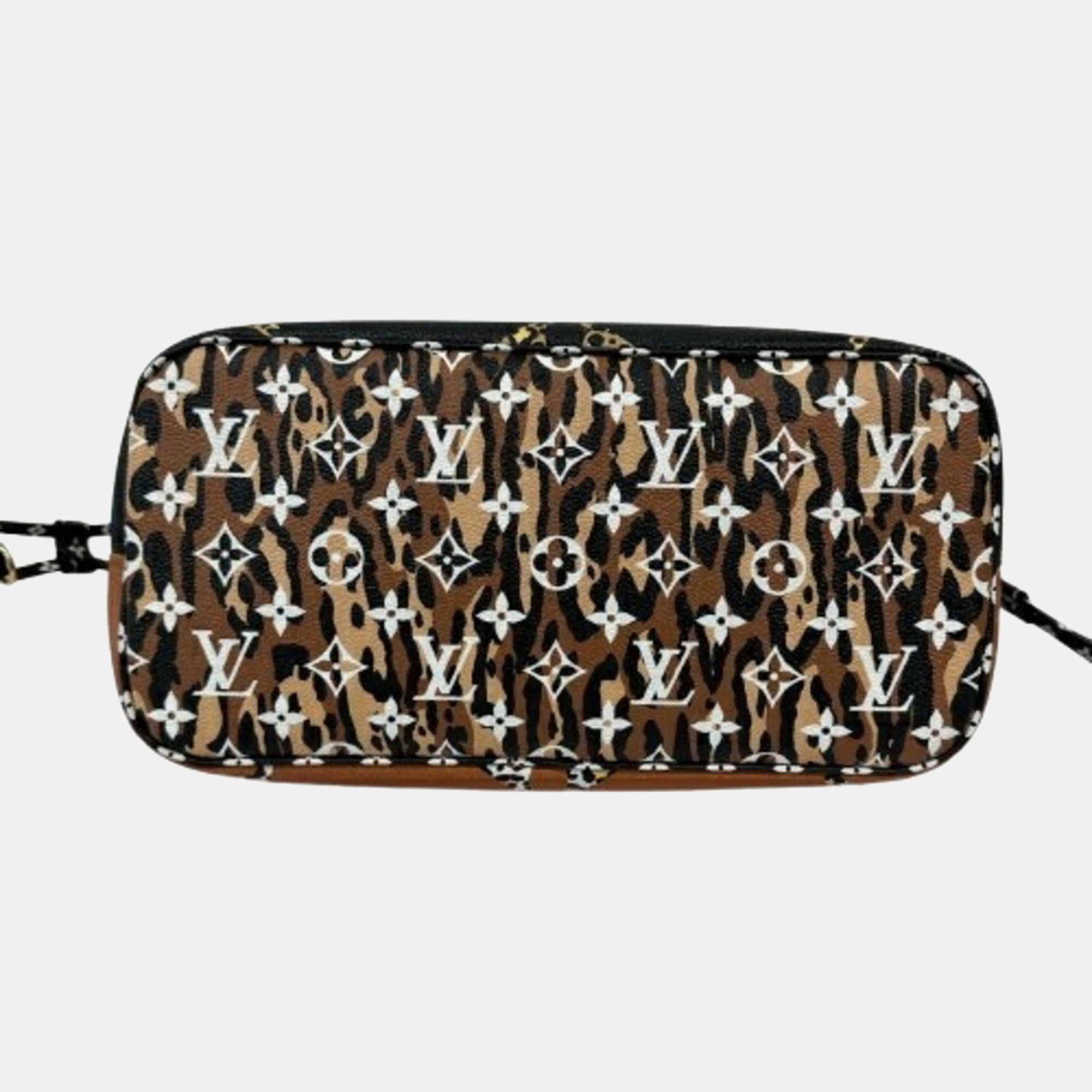 Louis Vuitton Brown Monogram Canvas Giant Jungle Neverfull MM Tote Bag 