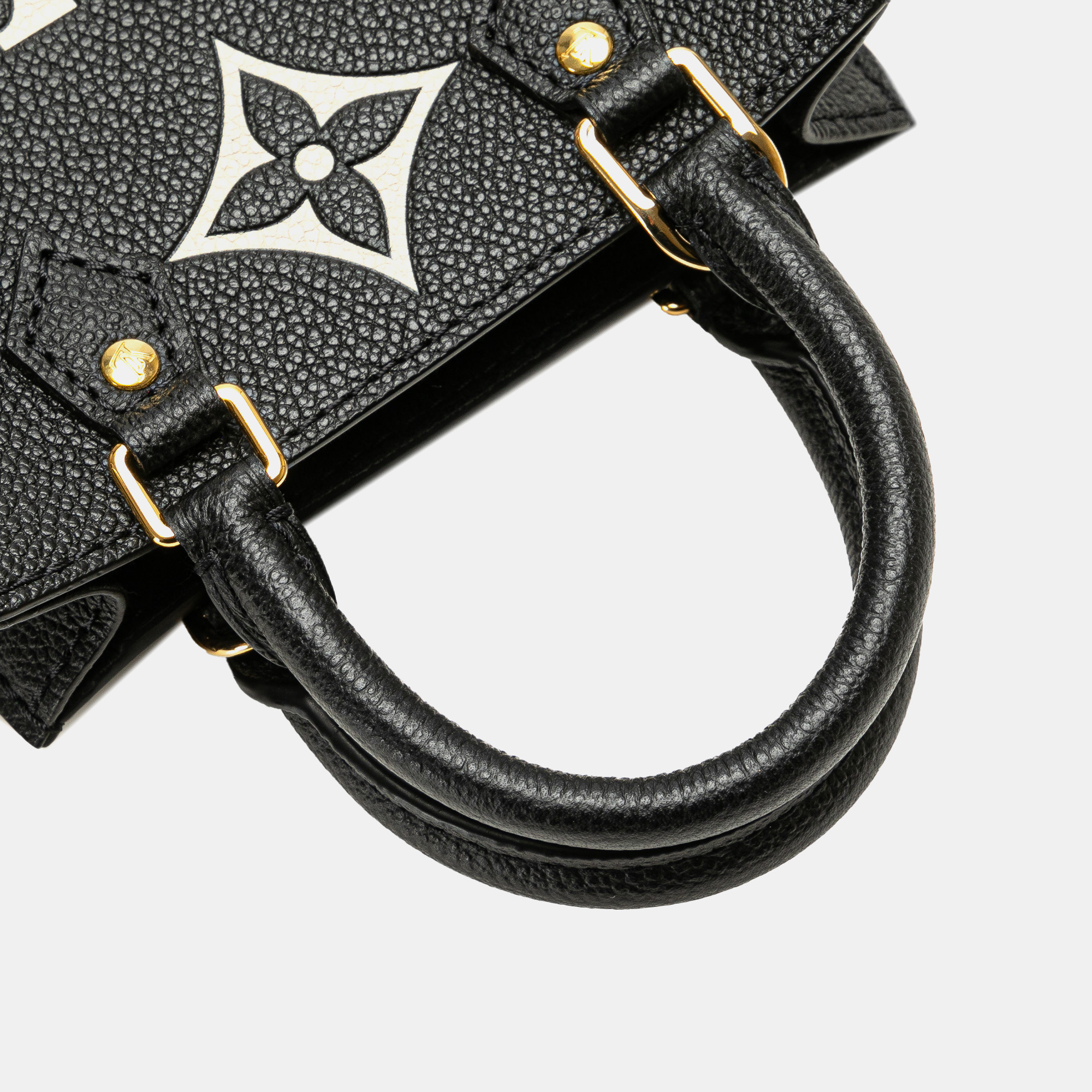 Louis Vuitton Black Bicolor Monogram Empreinte Petit Sac Plat 