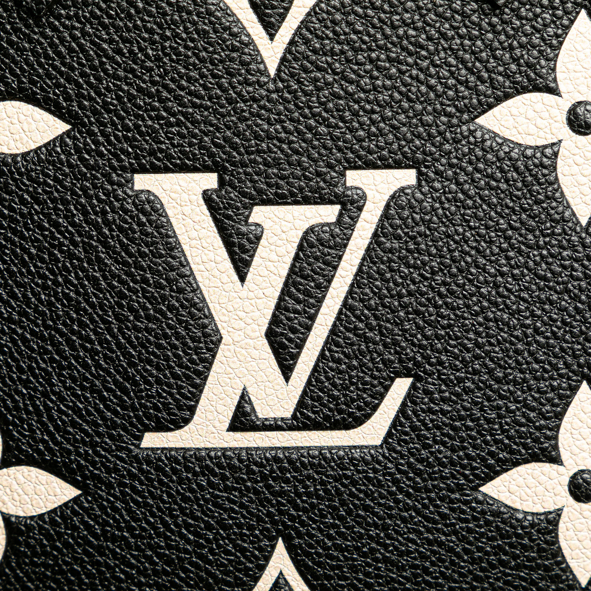 Louis Vuitton Black Bicolor Monogram Empreinte Petit Sac Plat 