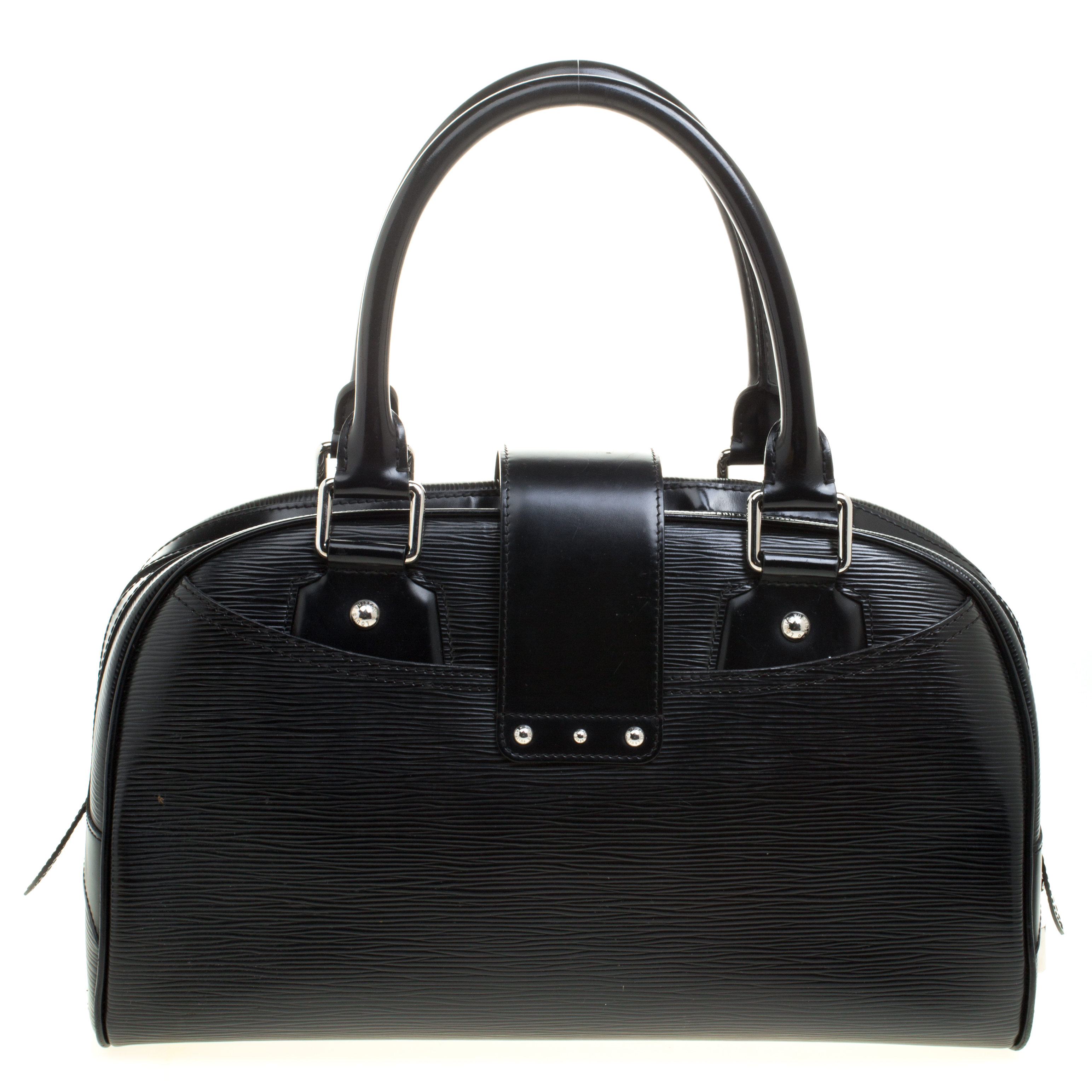 Louis Vuitton Black Epi Leather Bowling Montaigne GM Bag Louis Vuitton | TLC