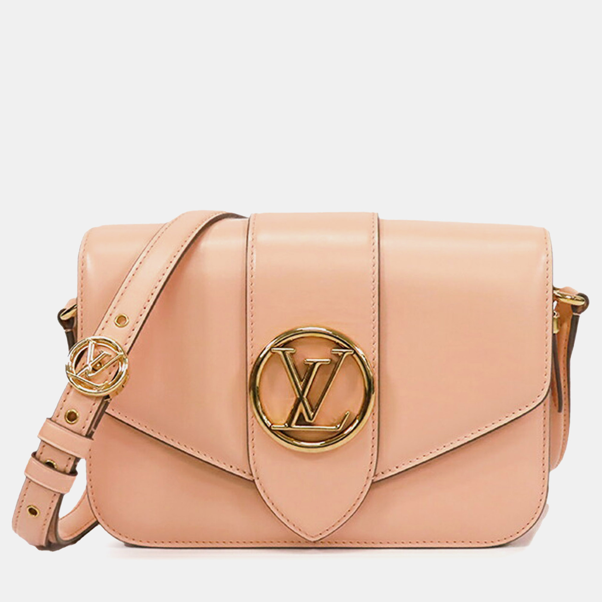 

Louis Vuitton Pink Leather LV Pont 9