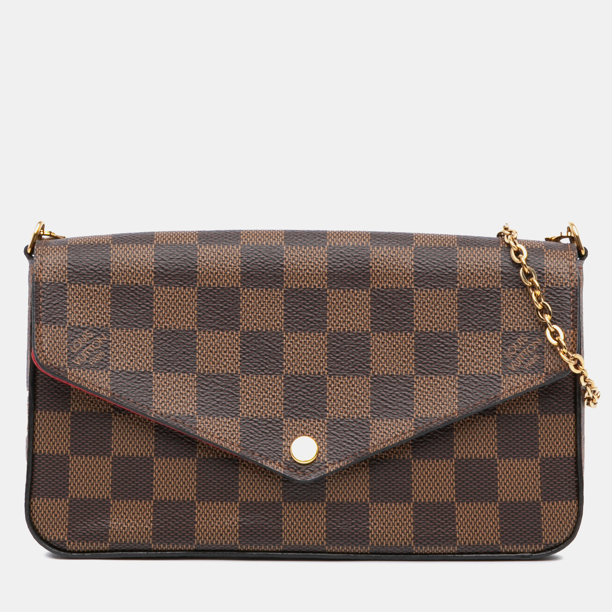 

Louis Vuitton Brown Damier Ebene Pochette Felicie