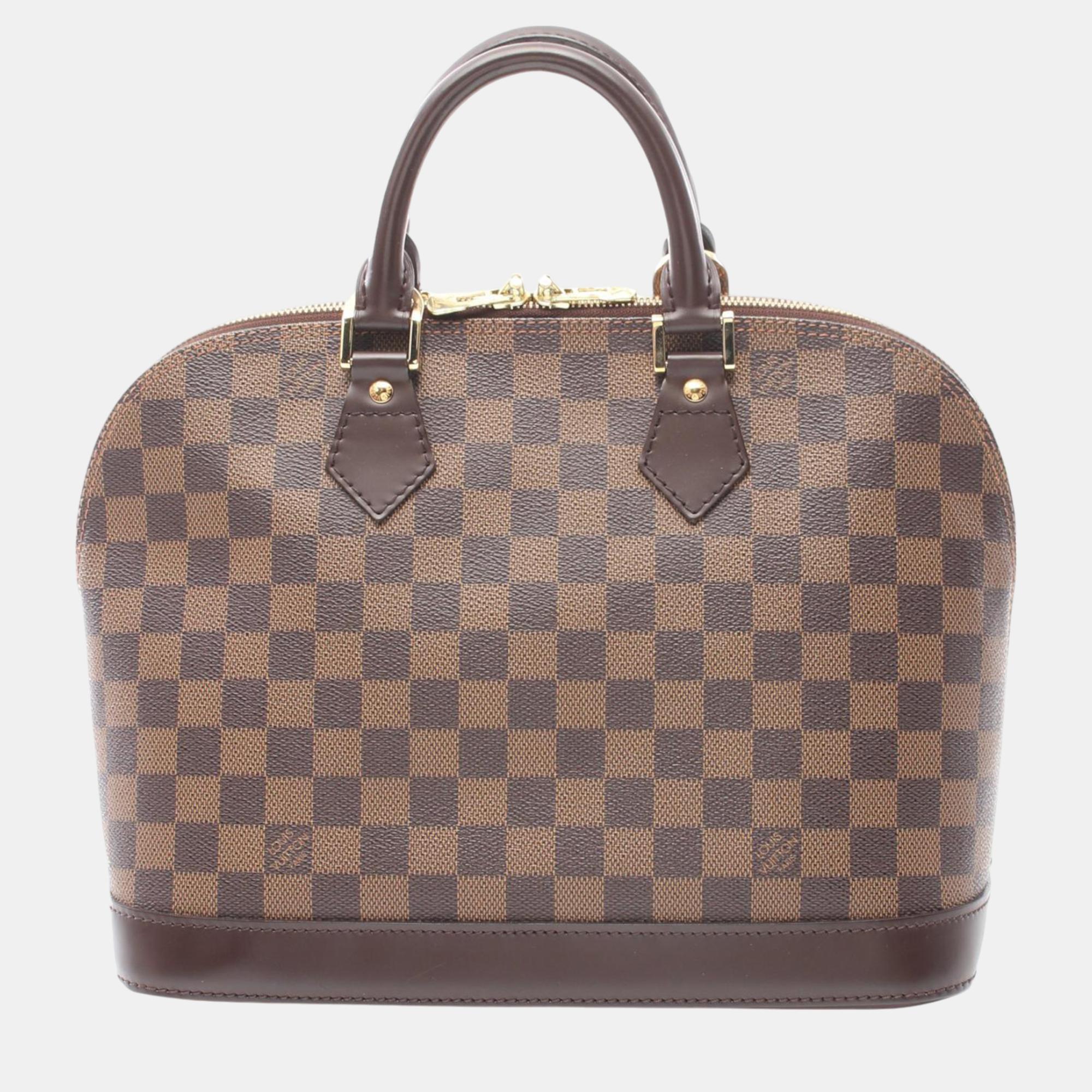 

Louis Vuitton Brown Damier Ebene Alma MM