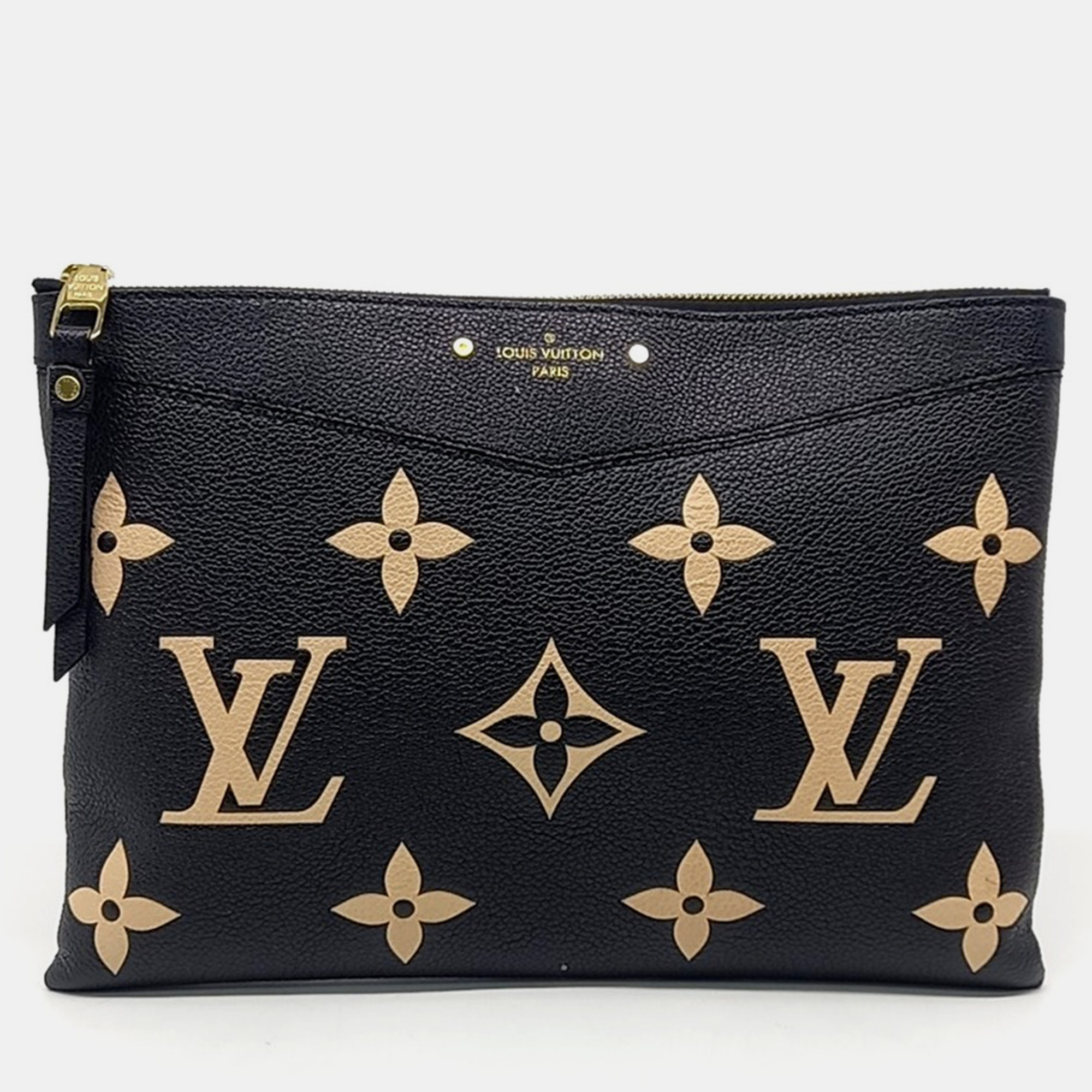 

Louis Vuitton Black Leather Empreinte Daily Clutch bag