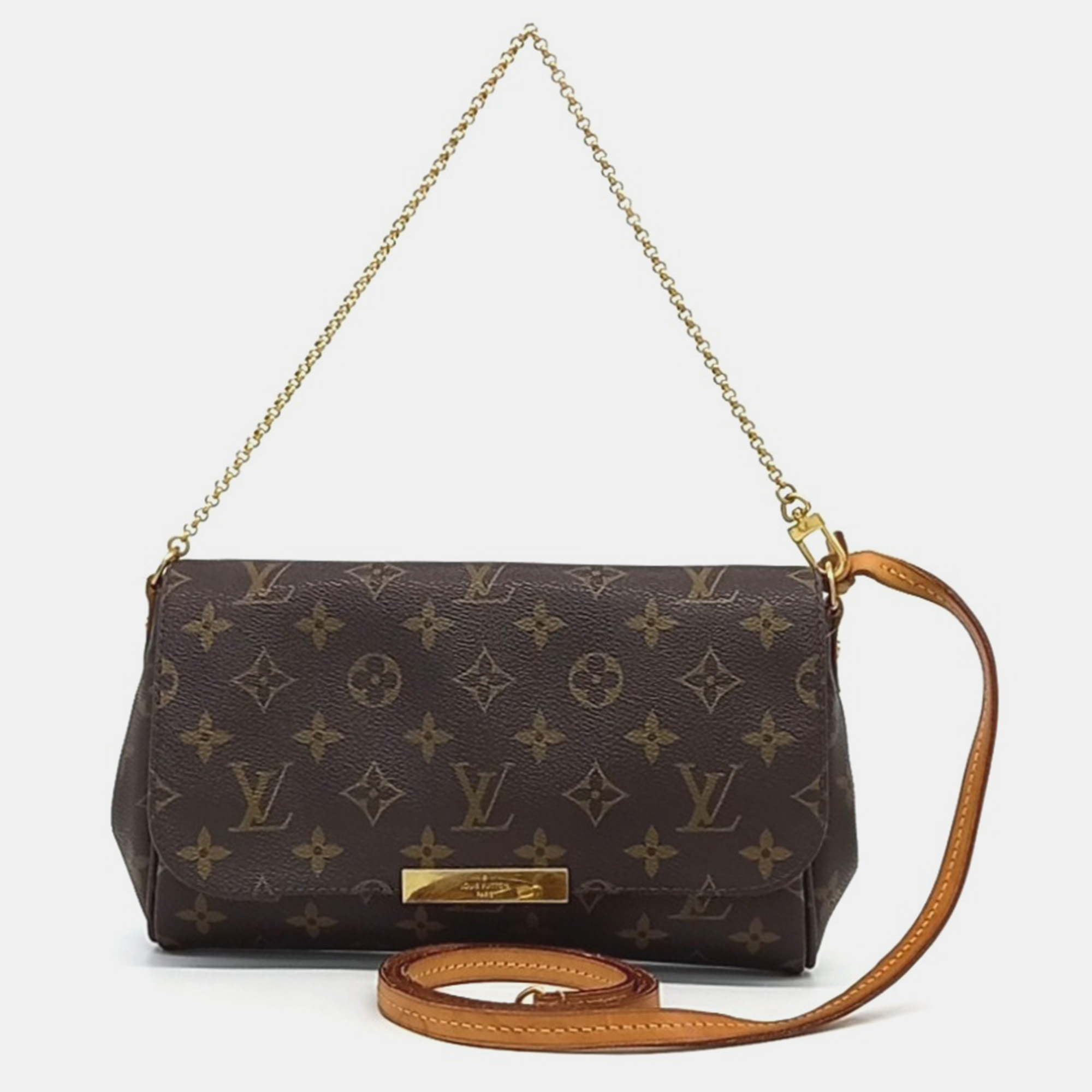 

Louis Vuitton Brown Canvas Monogram Favorite MM bag