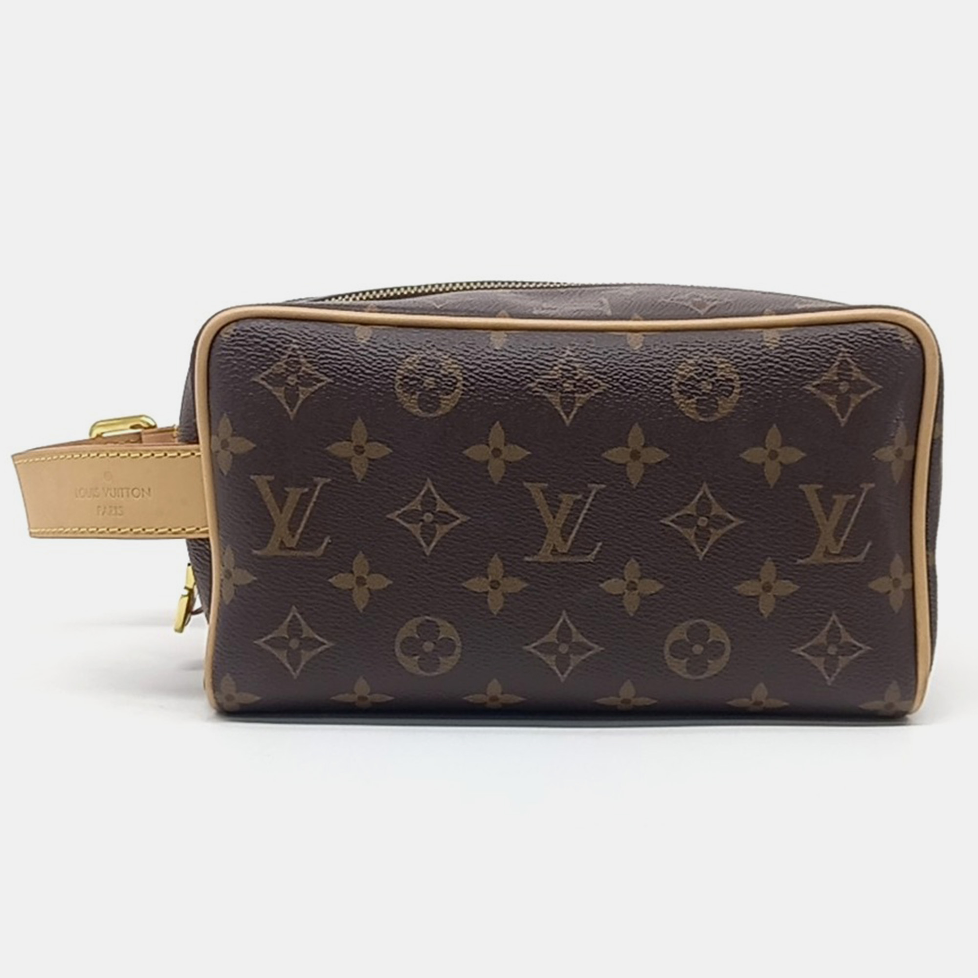 

Louis Vuitton Brown Coated Canvas Locker Dob Kit