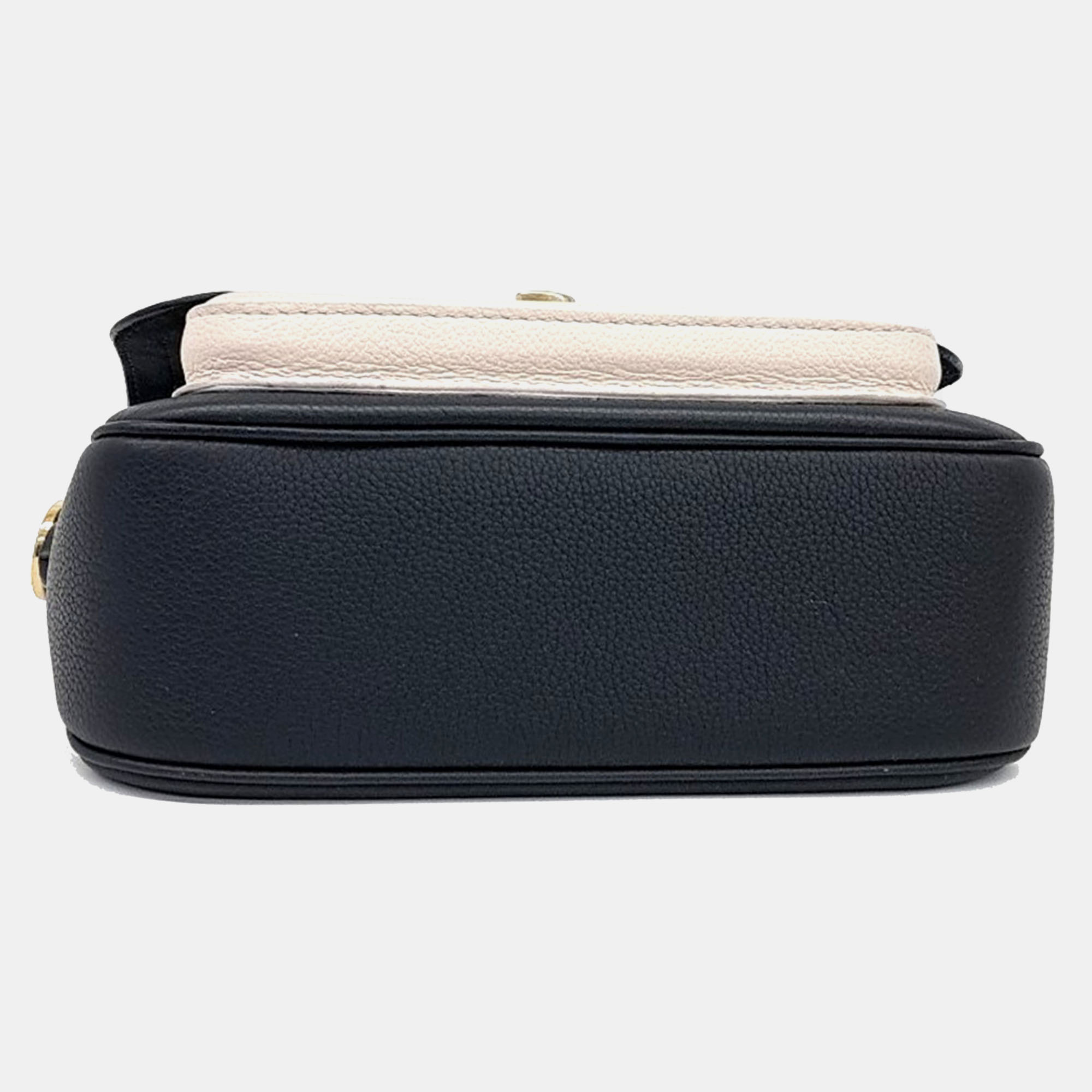 Louis Vuitton Black Pink White Leather Lock Me Tender Bag 