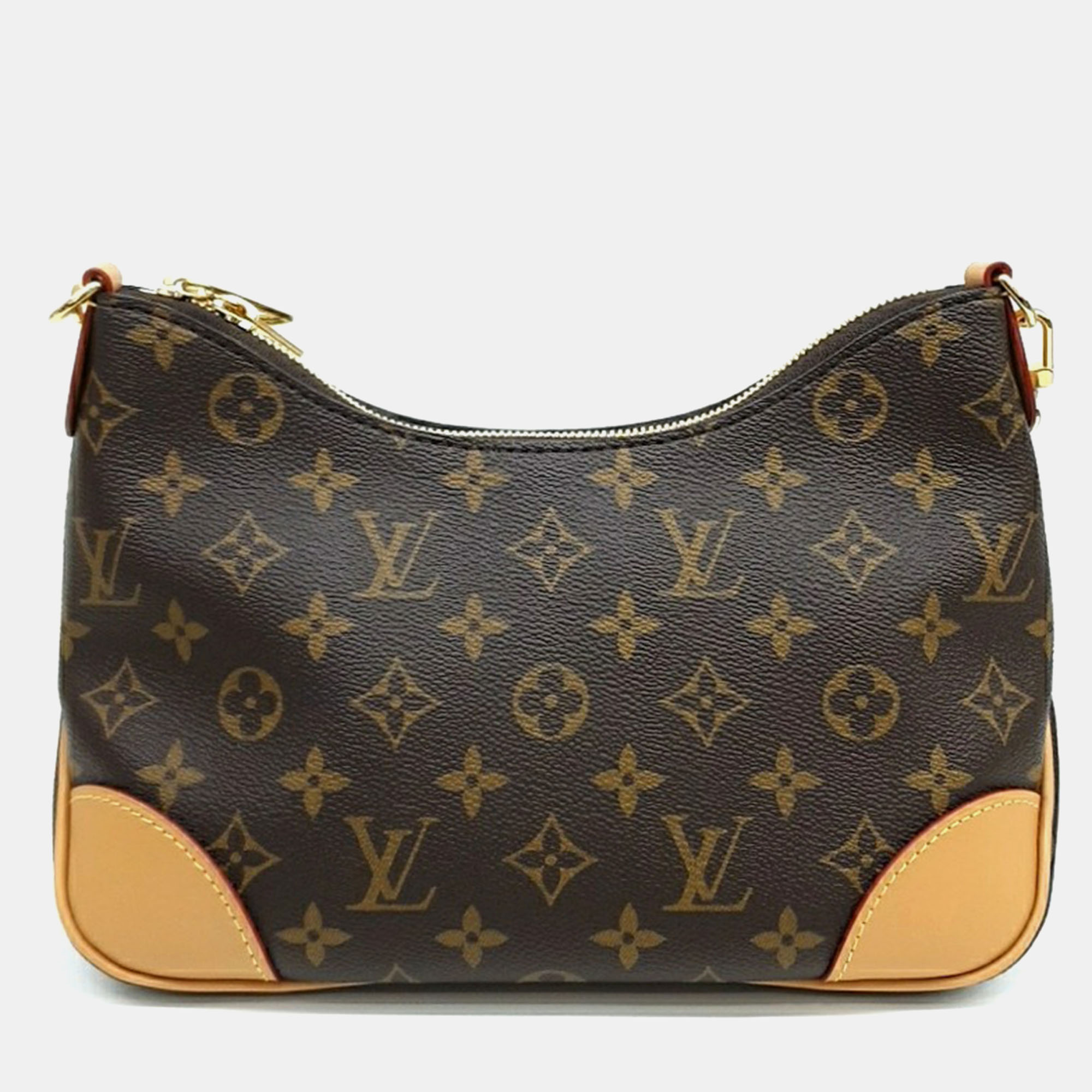 

Louis Vuitton Brown Coated Canvas Monogram Boulogne Bag