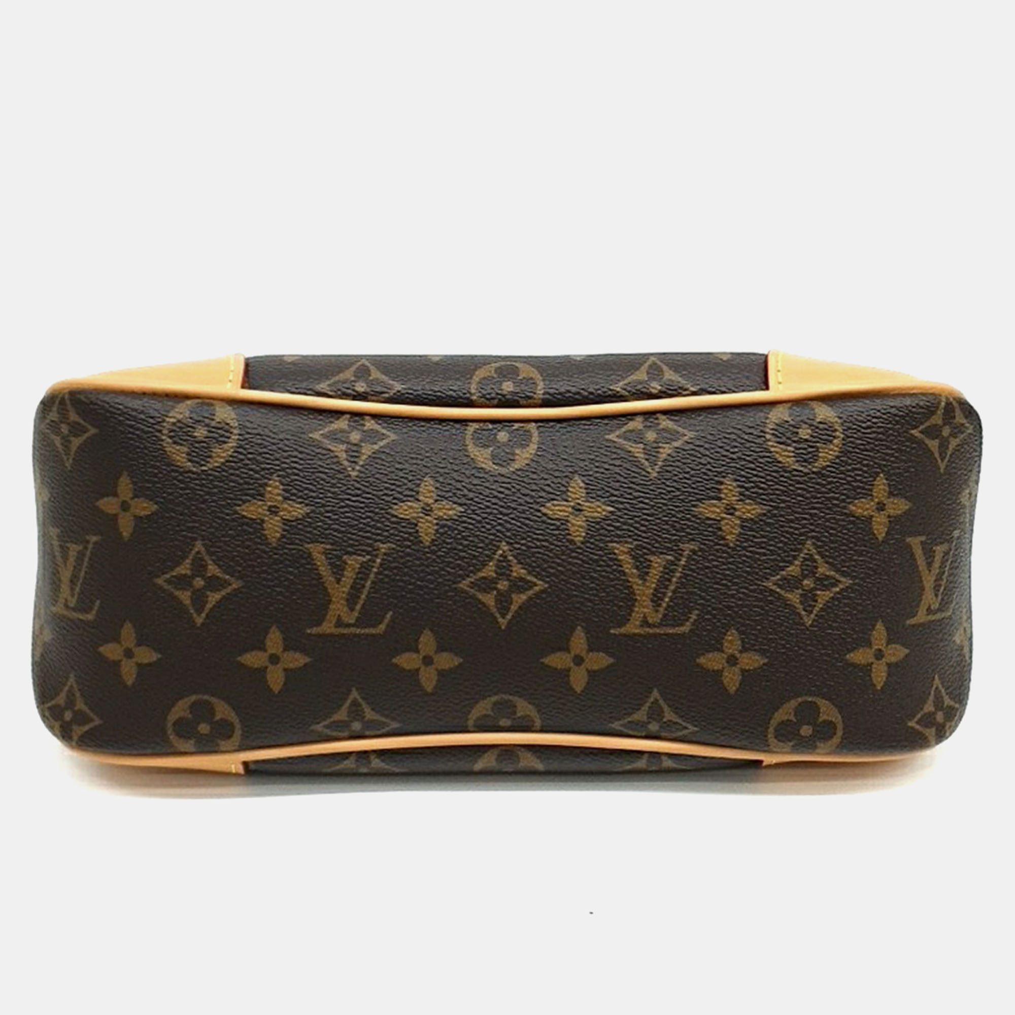 Louis Vuitton Brown Coated Canvas Monogram Boulogne bag 