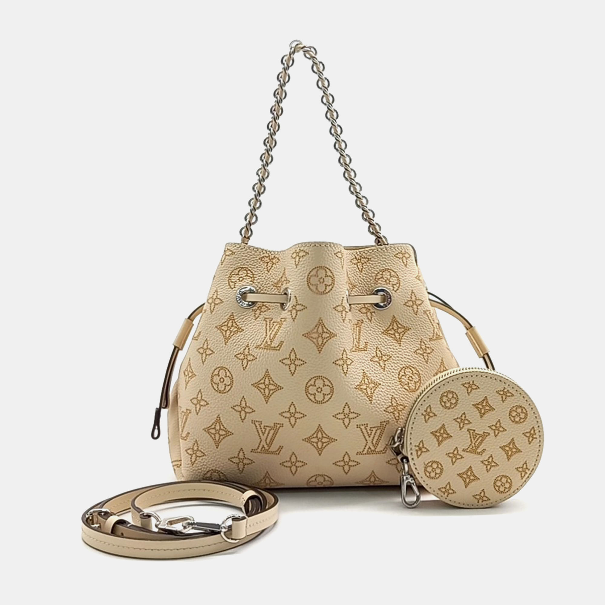 

Louis Vuitton Beige Leather Mahina Bella bag