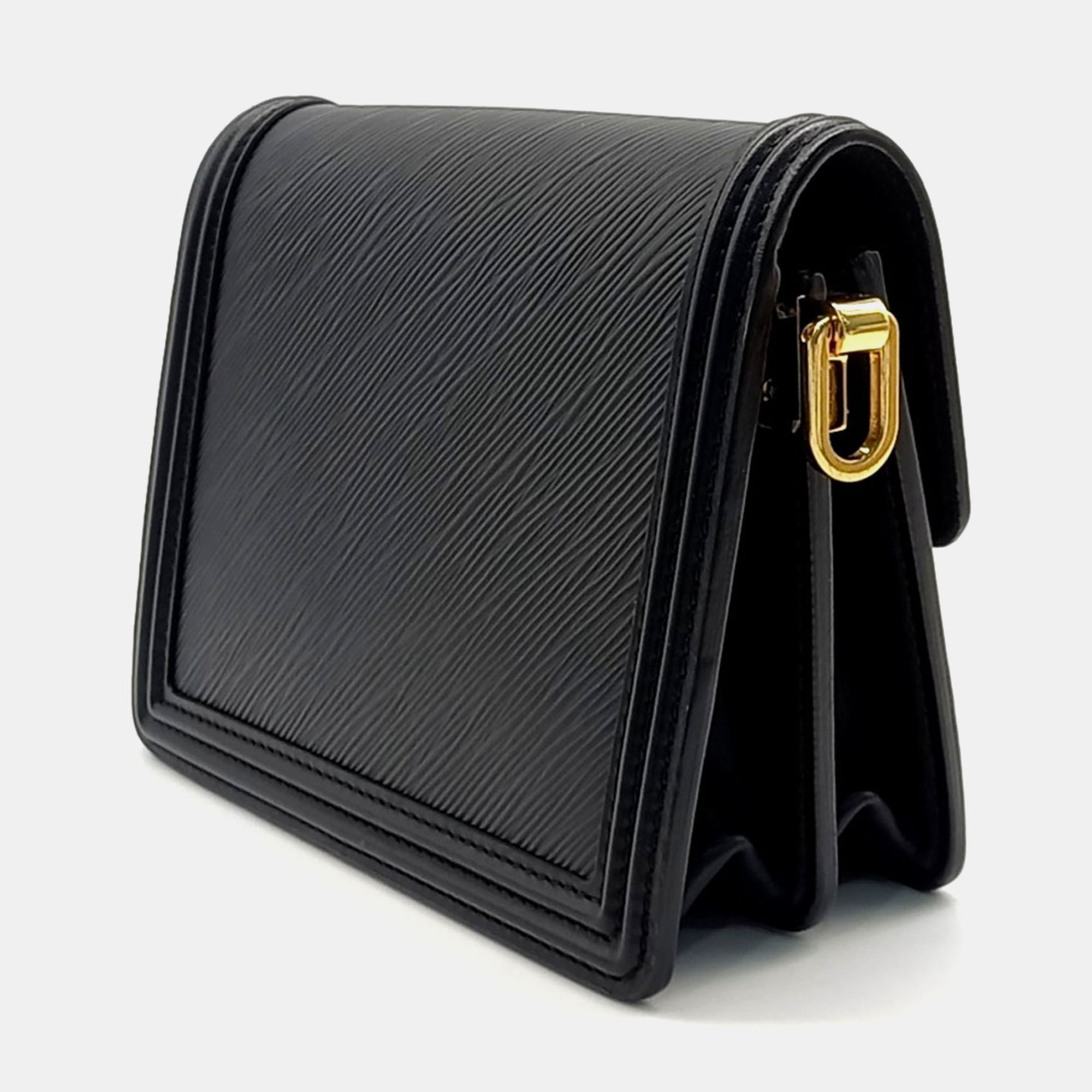 Louis Vuitton Black Leather Epi Mini Dauphine bag 