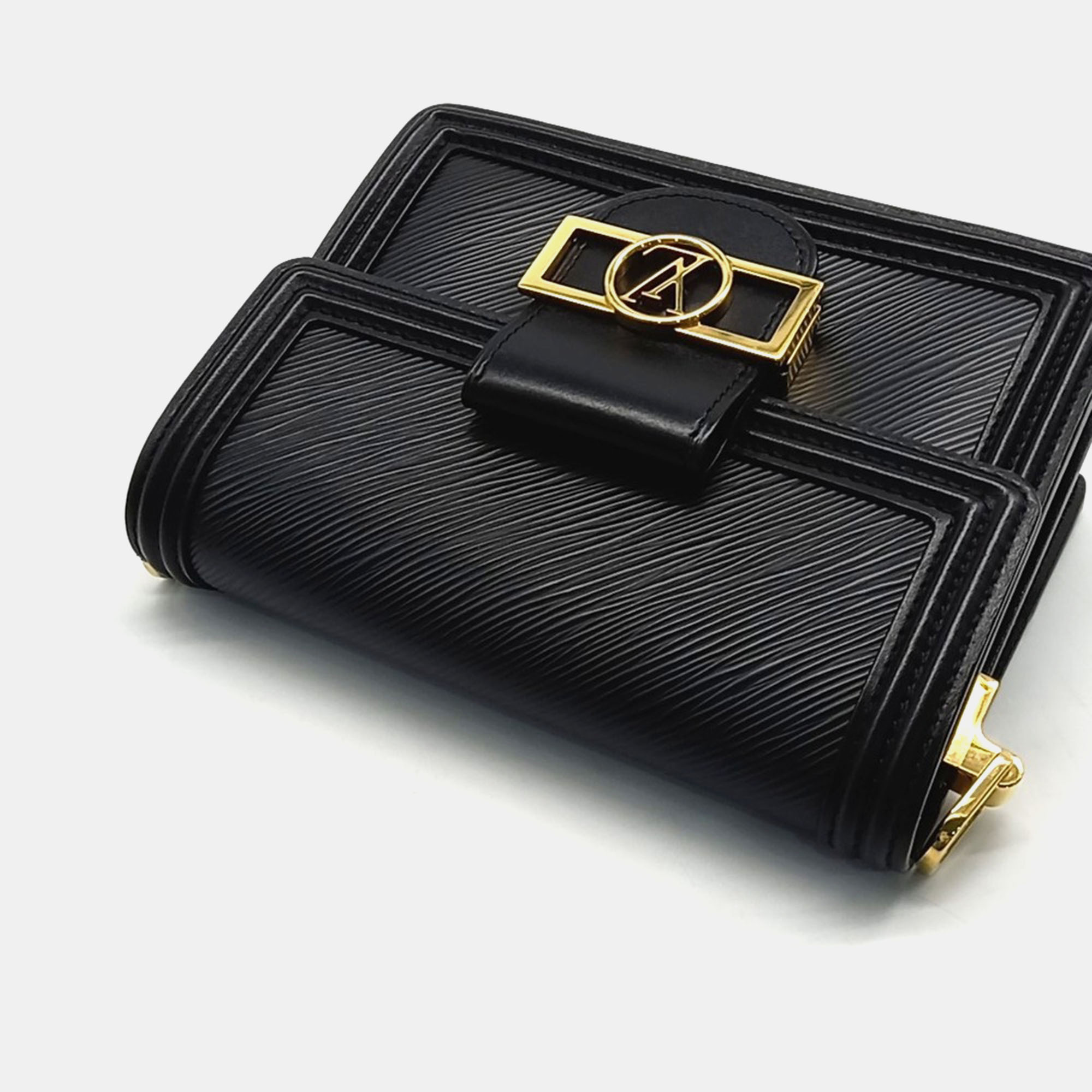 Louis Vuitton Black Leather Epi Mini Dauphine bag 