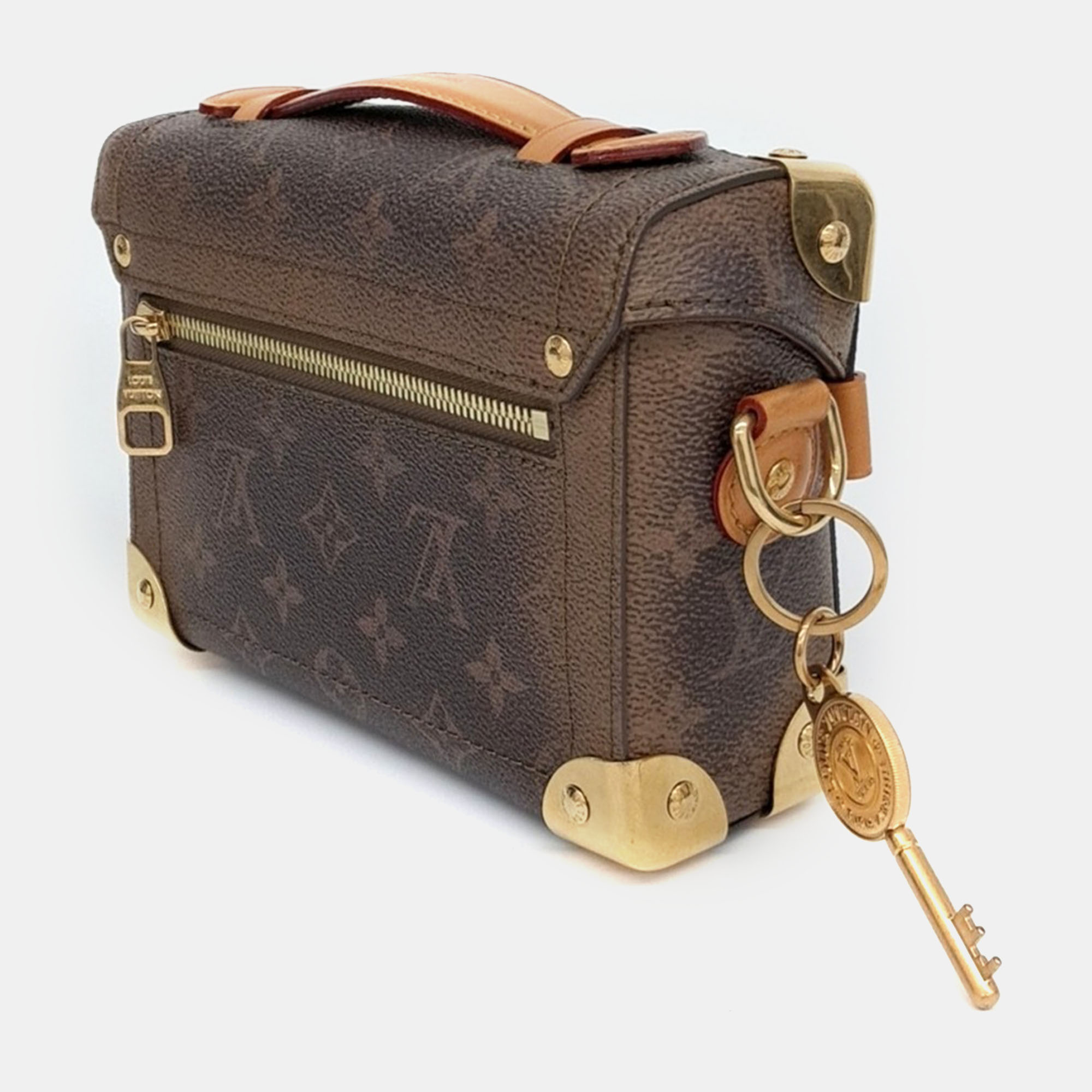 Louis Vuitton Brown PVC Soul Trunk bag 