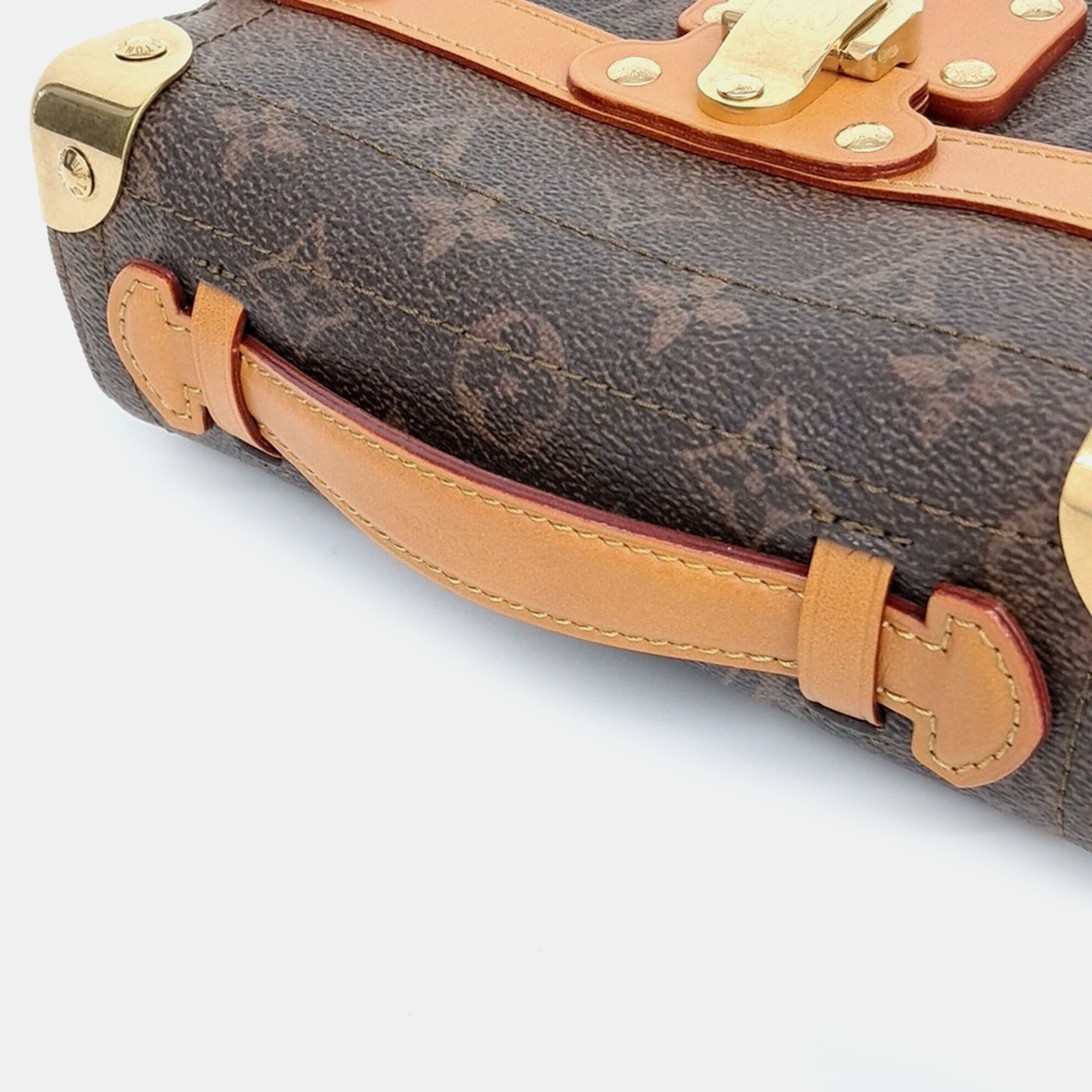 Louis Vuitton Brown PVC Soul Trunk bag 