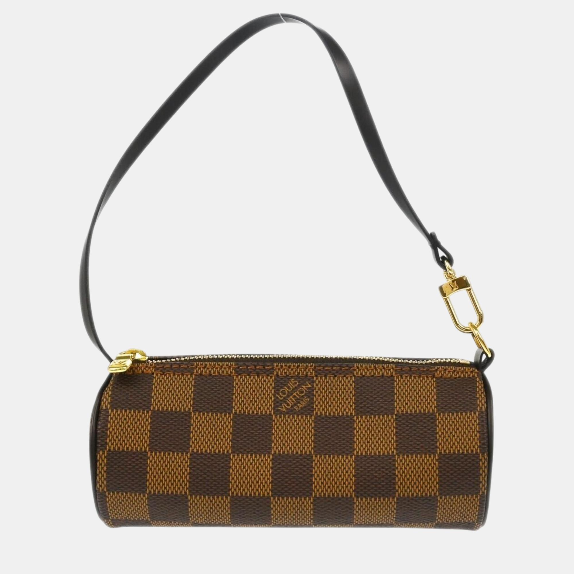 

Louis Vuitton Damier Papillon Attached Pouch Bag, Brown