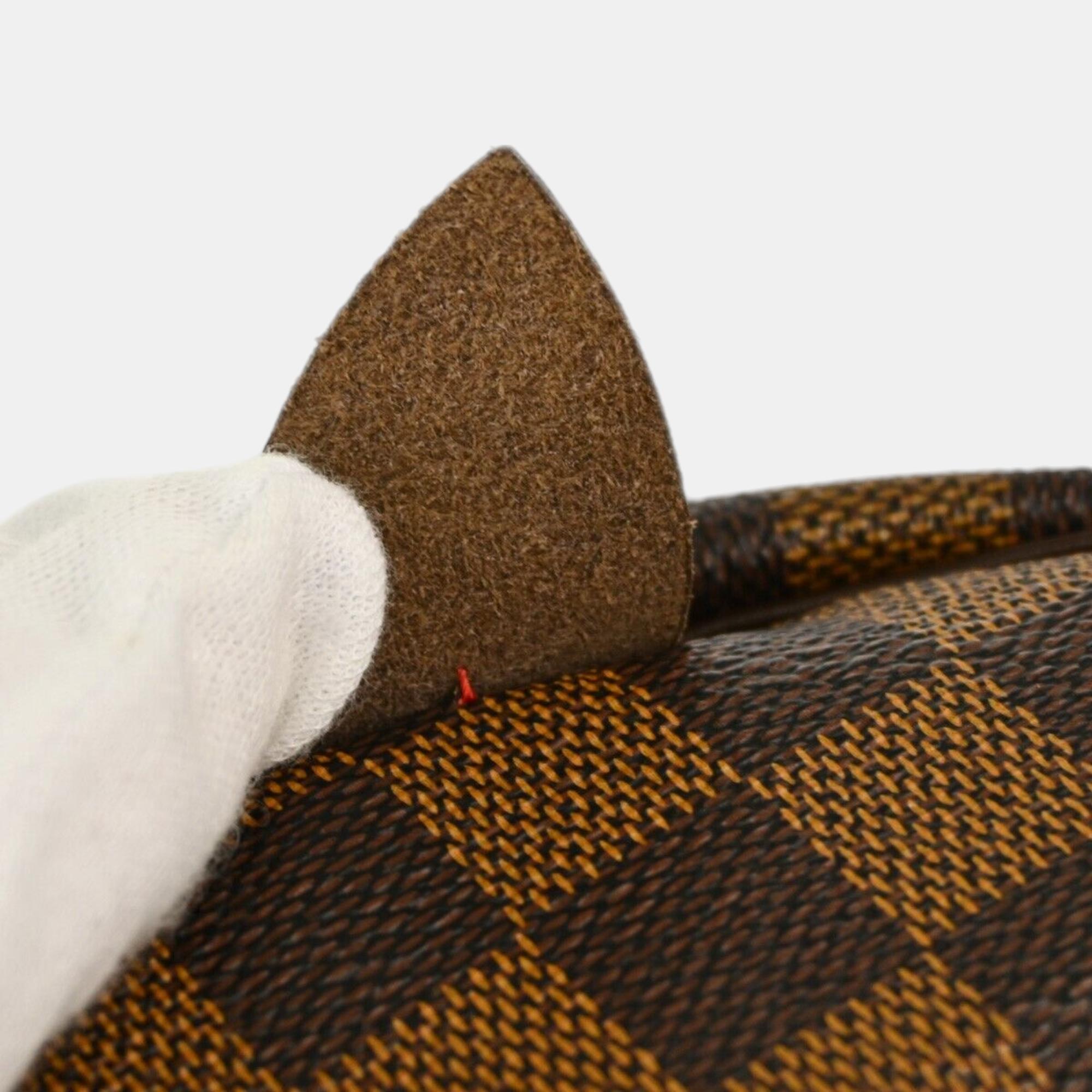 Louis Vuitton Brown Damier Ebene Canvas Speedy 30 Handbag 