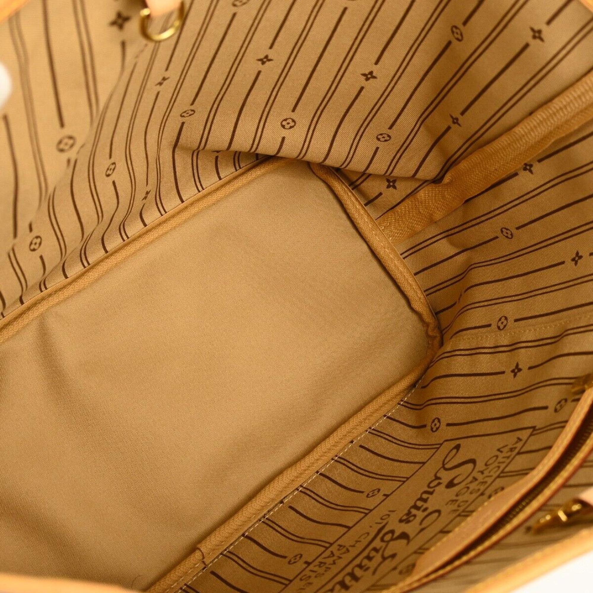 Louis Vuitton Brown Monogram Neverfull MM Tote Bag 