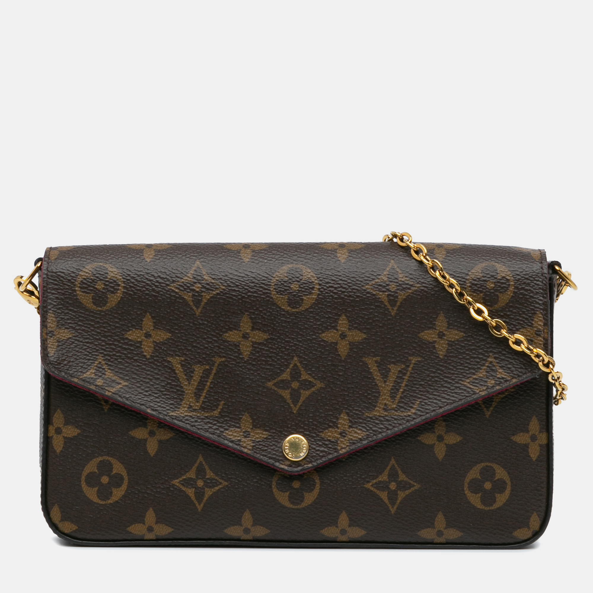 

Louis Vuitton Brown Monogram Pochette Felicie