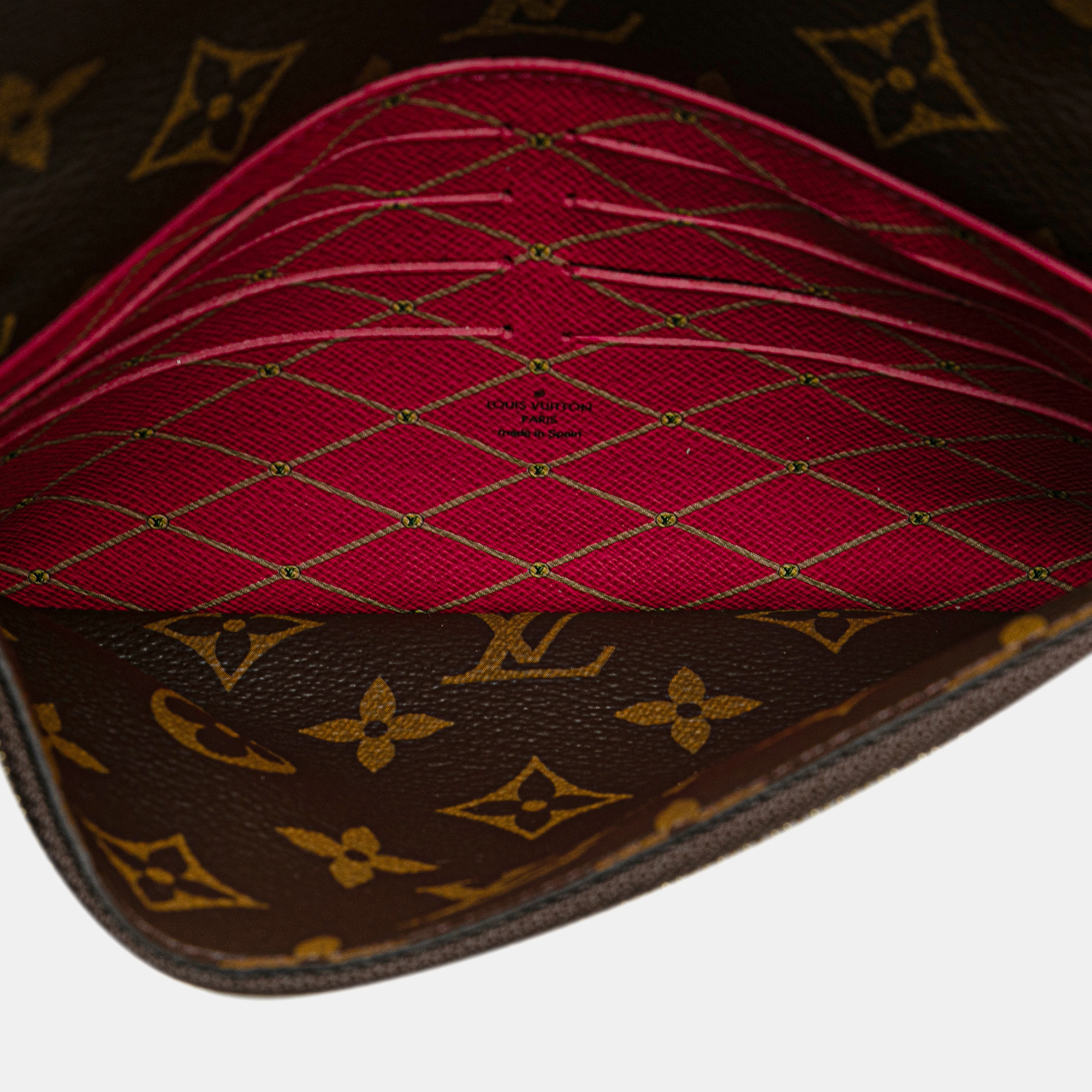 Louis Vuitton Brown Monogram Summer Trunks Pochette 