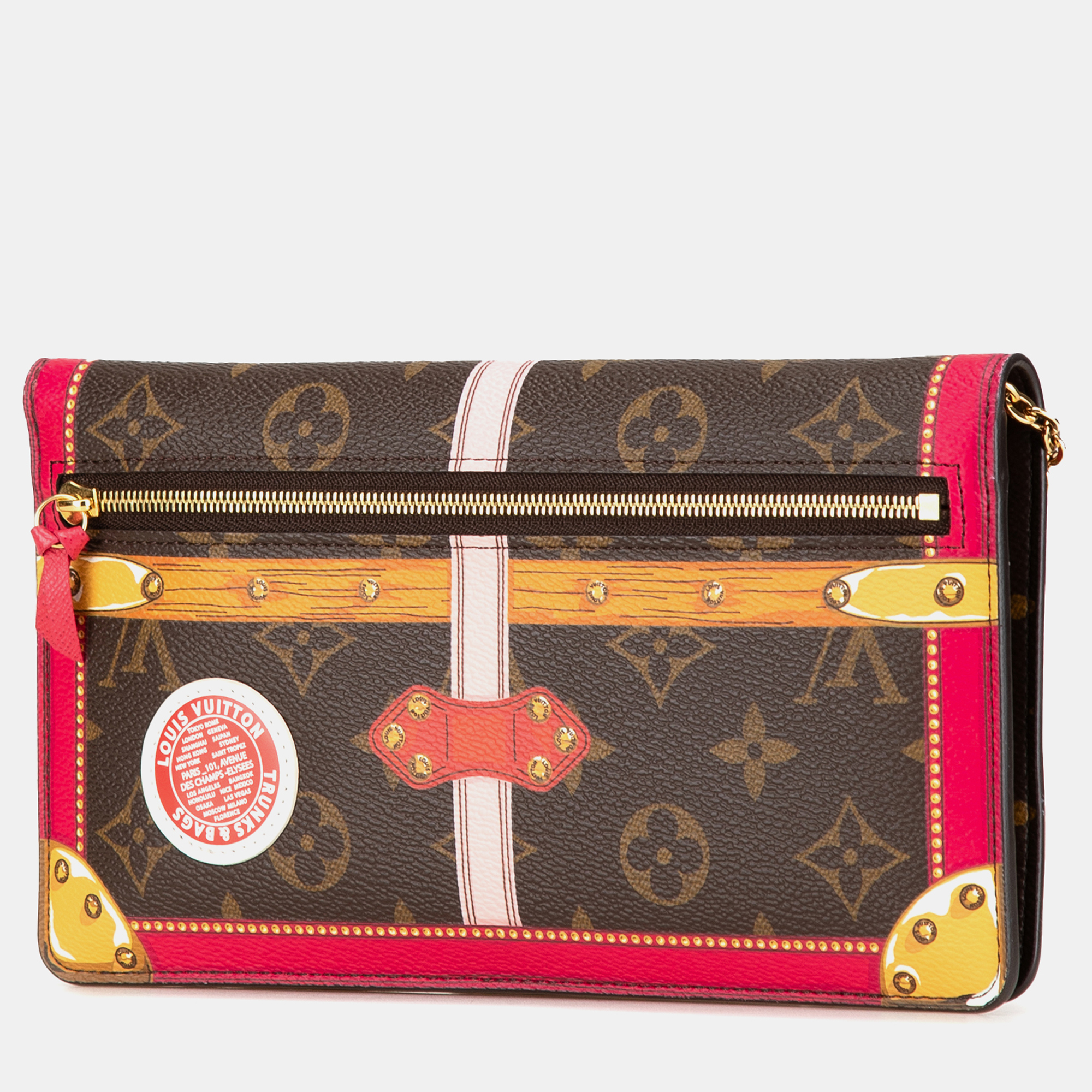Louis Vuitton Brown Monogram Summer Trunks Pochette 