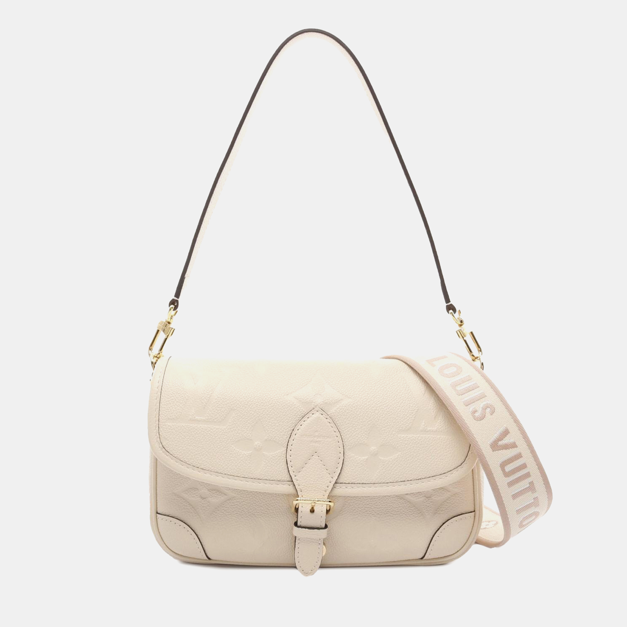 

Louis Vuitton White Monogram Empreinte Diane Shoulder Bag