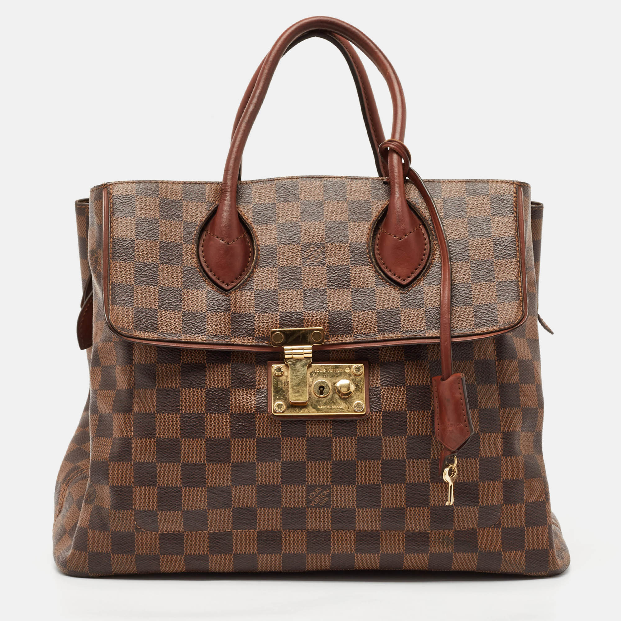 

Louis Vuitton Damier Ebene Canvas Ascot Bag, Brown