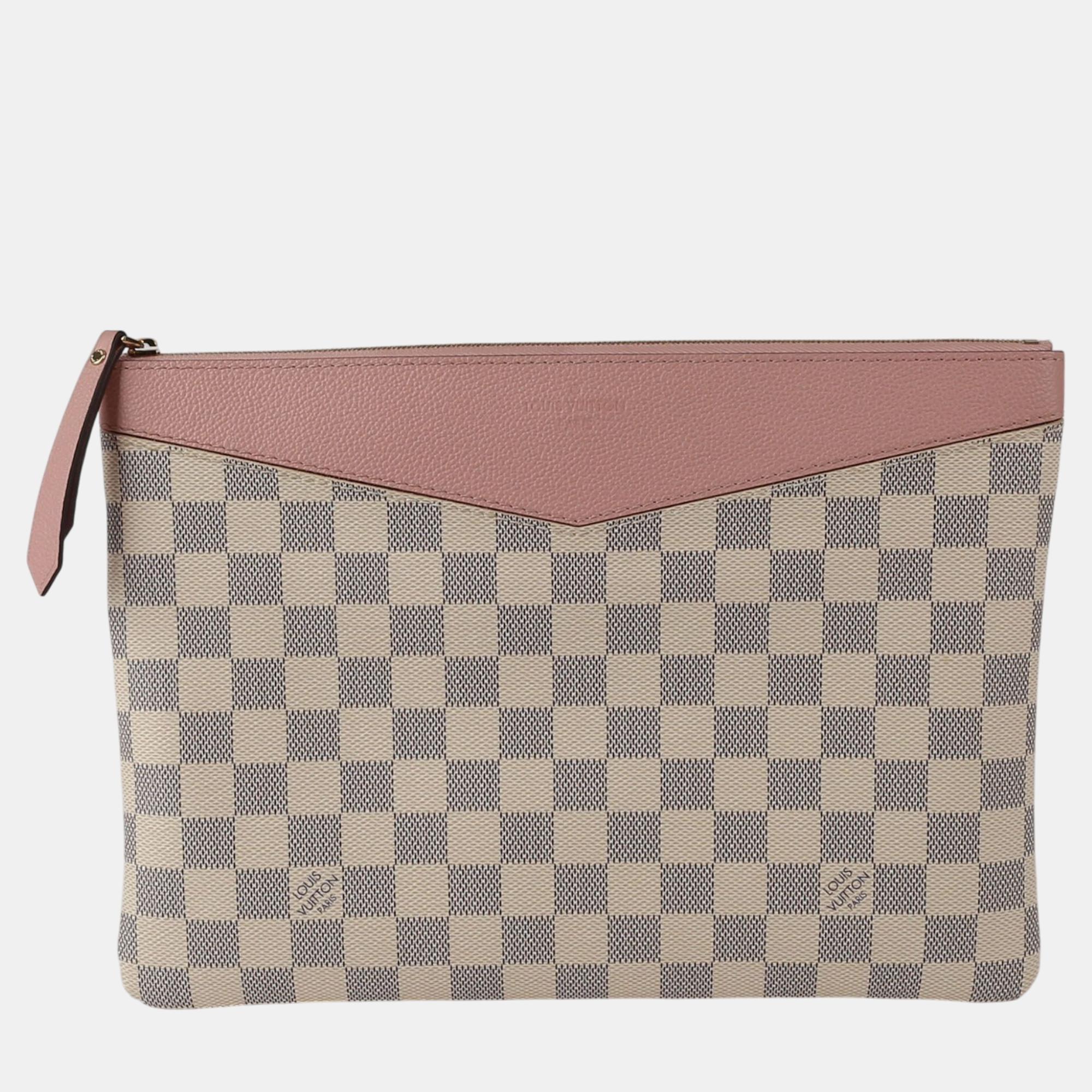 

Louis Vuitton Damier Azur Canvas Daily Pouch Bag, Blue