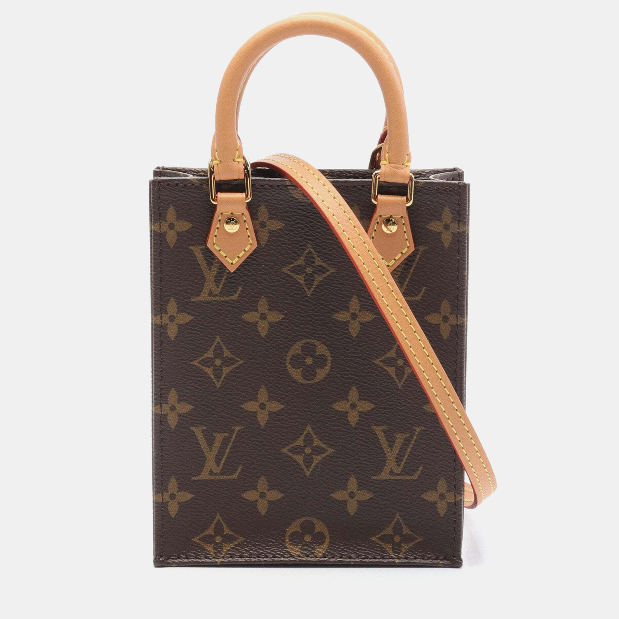 

Louis Vuitton Sac Plat Petit Tote And Shoulder Bag, Brown